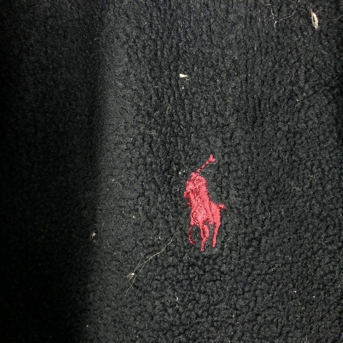 Polo Ralph Lauren 🔥BLACK VINTAGE FLEECE JACKET ZIPPER POLO RALPH LAUREN Size US L / EU 52-54 / 3 - 18 Thumbnail