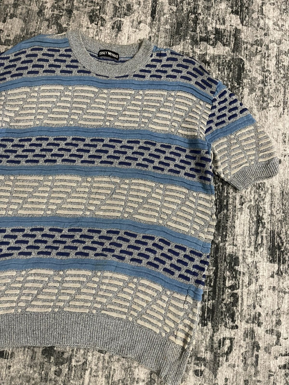Issey Miyake Issey Miyake Short Sleeve Knit Size US L / EU 52-54 / 3 - 3 Thumbnail