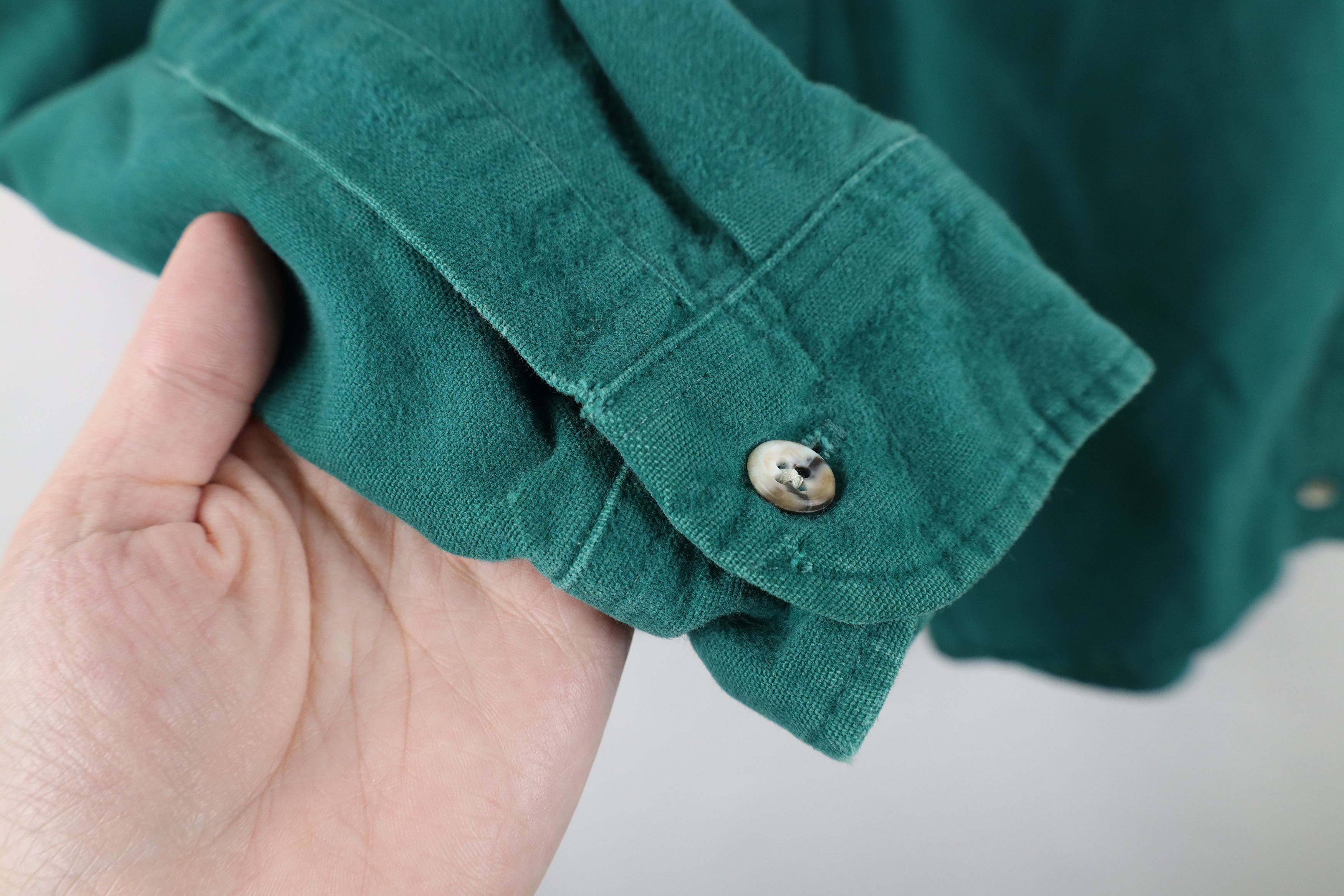Vintage Vintage 70s Streetwear Chamois Collared Button Shirt USA Size US L / EU 52-54 / 3 - 8 Thumbnail