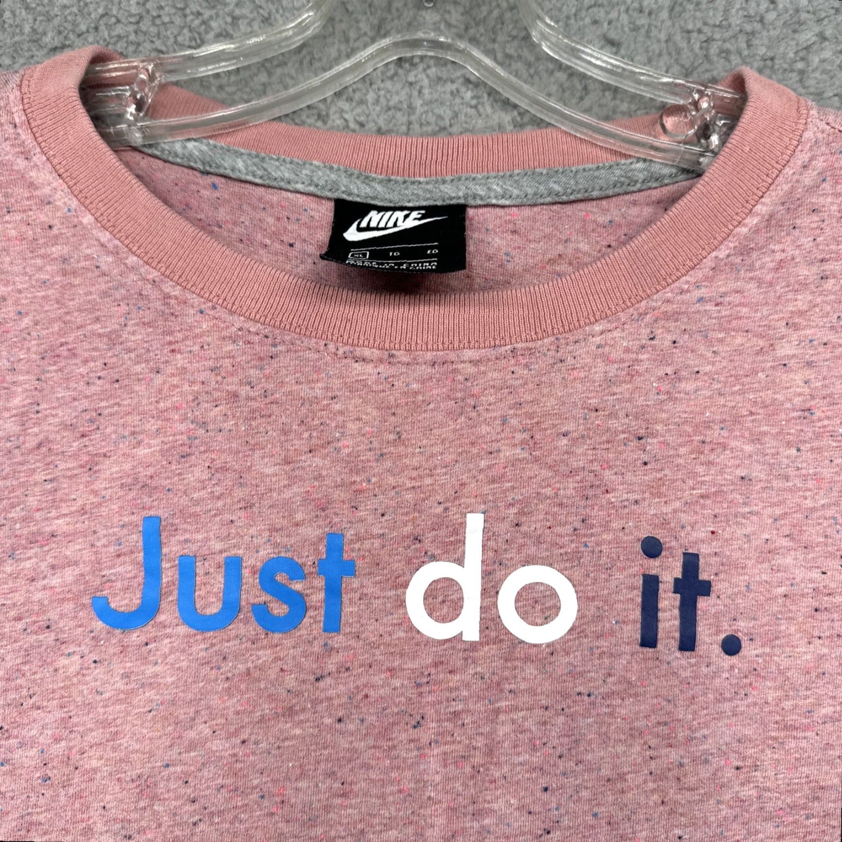 Nike Nike Just Do It Galaxy Dots Color Speckled Cotton T-Shirt Women’s XL Multicolor Galaxy Dots Nike Just Do It Womens XS? Size XL / US 12-14 / IT 48-50 - 2 Thumbnail