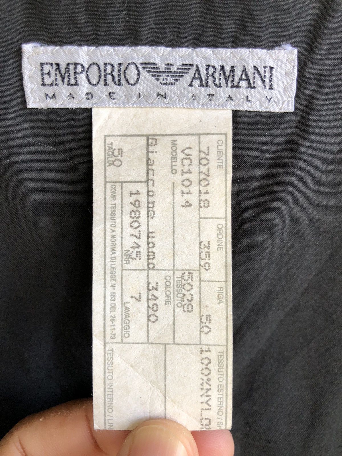 Emporio Armani Vintage EMPORIO ARMANI sun faded Puffer Jacket Size US XL / EU 56 / 4 - 6 Thumbnail