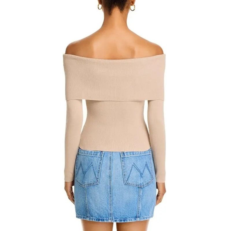 Vintage Havana Vintage Havana Women Off The Shoulder Slim Sweater Size S Size S / US 4 / IT 40 - 5 Thumbnail