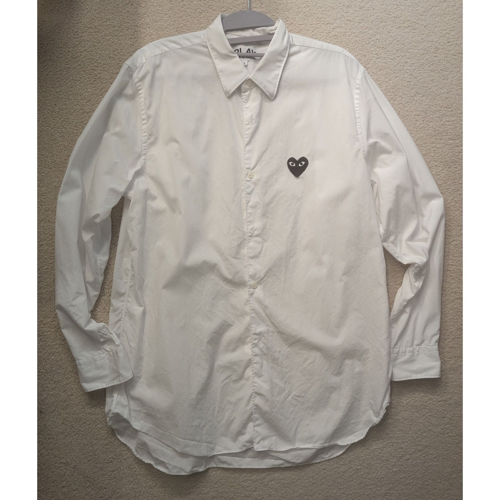 Comme des Garcons PLAY Comme des Garçons PLAY White Button Down Size US L / EU 52-54 / 3 - 1 Thumbnail