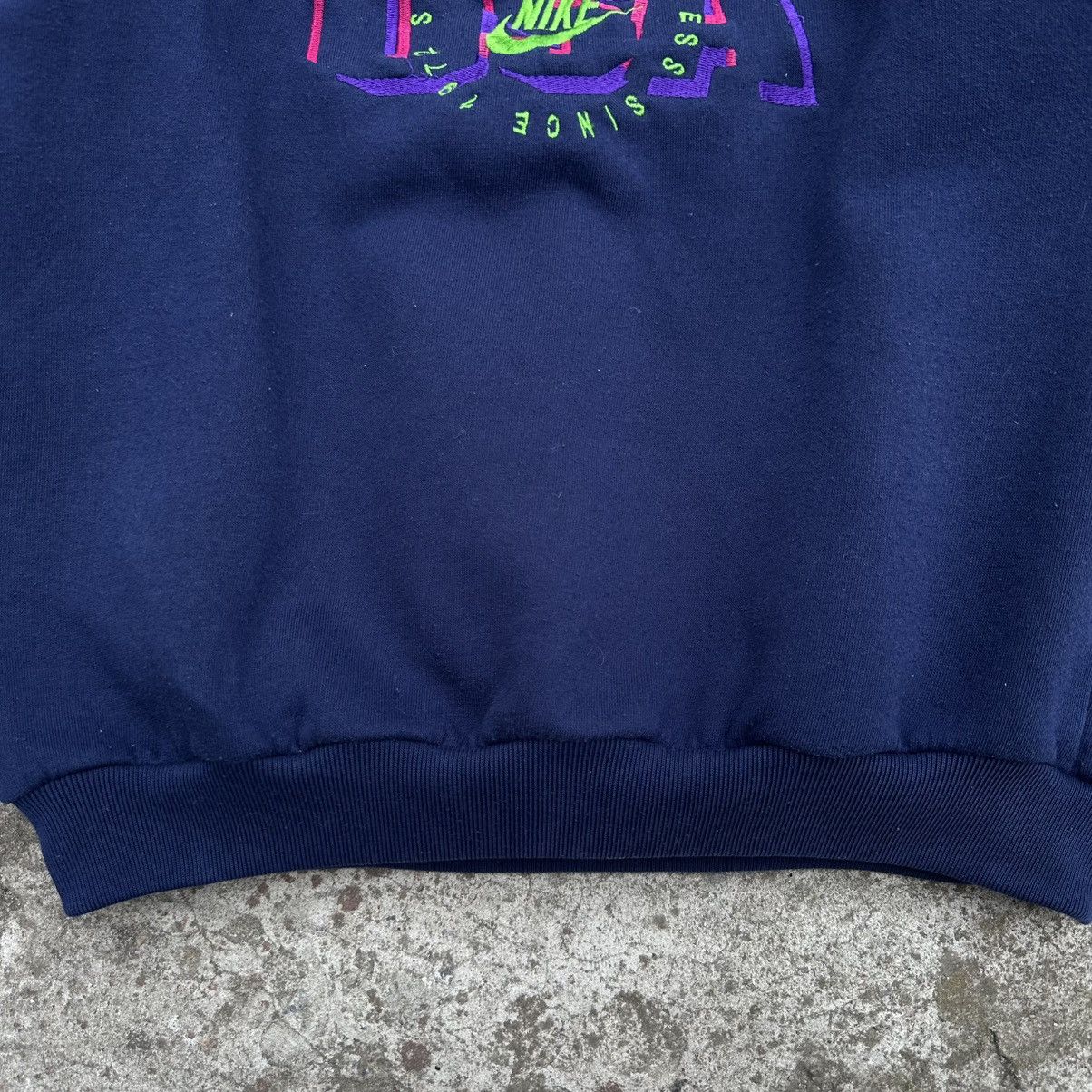 Vintage Vintage Nike Zip 1/4 Sweater 90s Sweatshirt Size US S / EU 44-46 / 1 - 7 Thumbnail