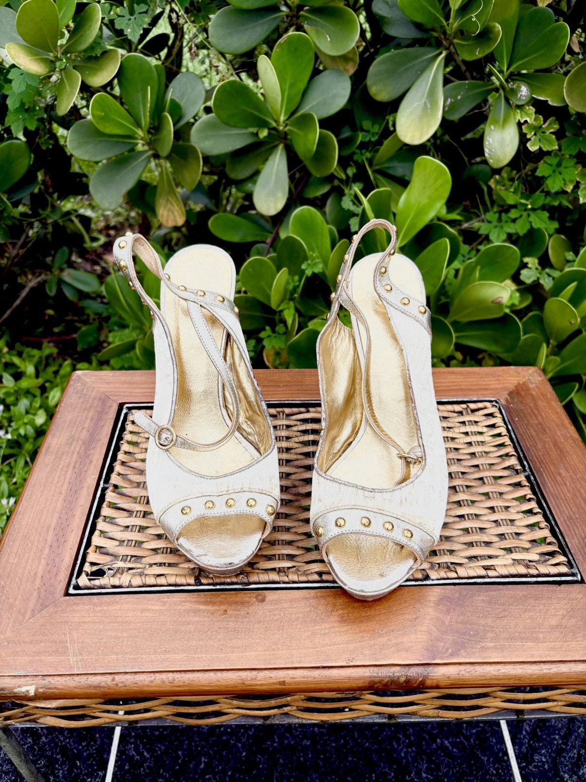 Just Cavalli Roberto Cavalli, just cavalli canvas, printed heel Size US 9 / IT 39 - 1 Thumbnail