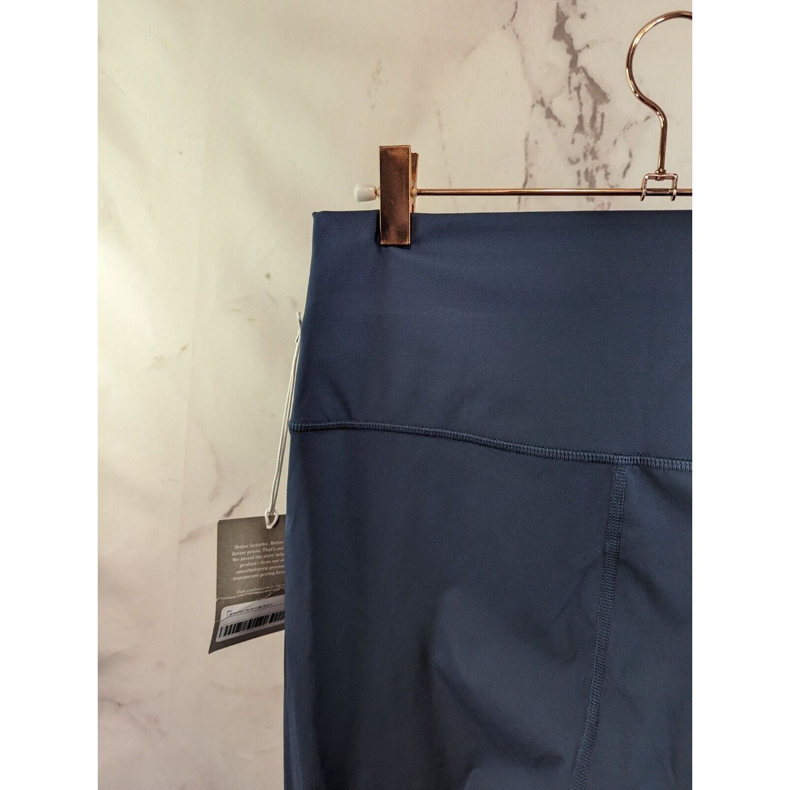 Everlane Everlane Shorts Women Large Blue Biker Perform Bike High Size 32" / US 10 / IT 46 - 11 Thumbnail