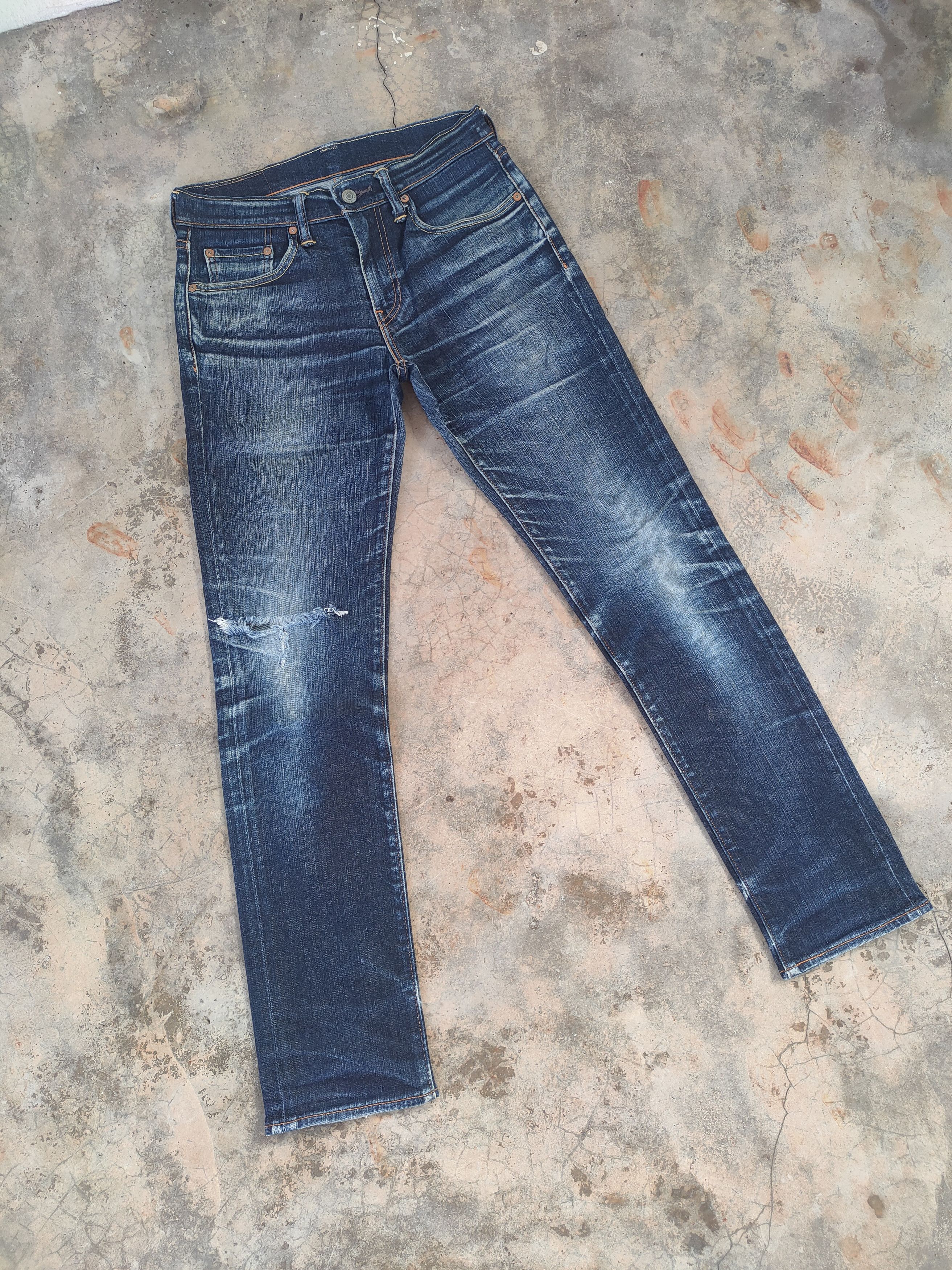Levi's Vintage Clothing VINTAGE LEVI'S 511 SKINNY FADED DISTRESSED JEAN DENIM PANTS Size US 30 / EU 46 - 2 Thumbnail