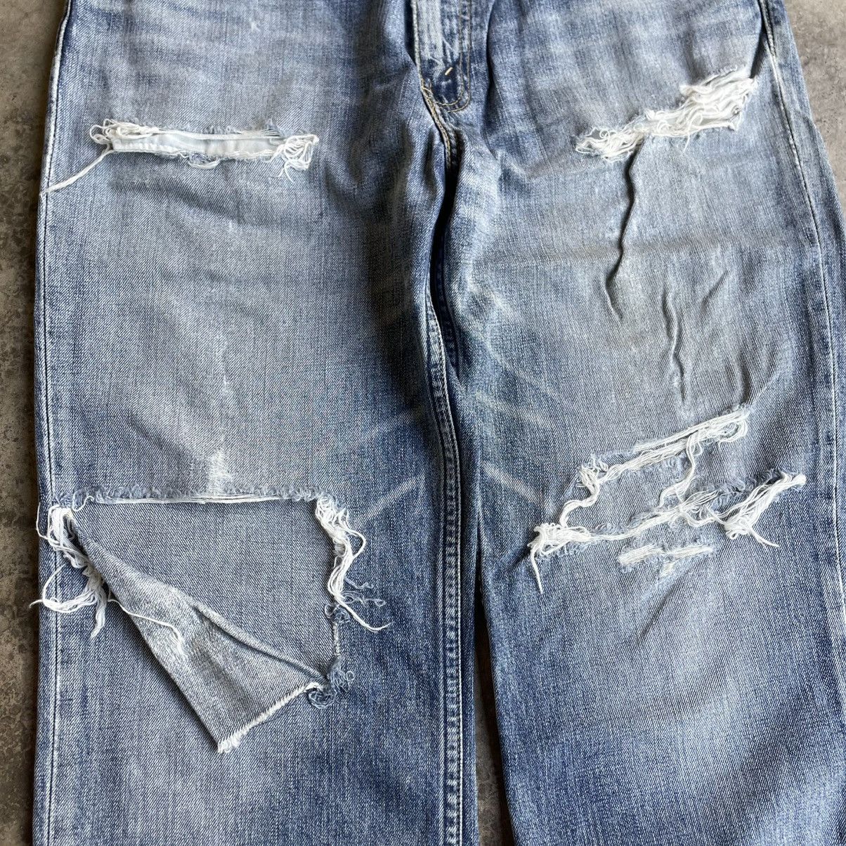 Levi's Vintage Clothing 🔥Vintage Levis 502 Stoned Washed Ripped Distress Denim Jeans Size US 32 / EU 48 - 8 Thumbnail