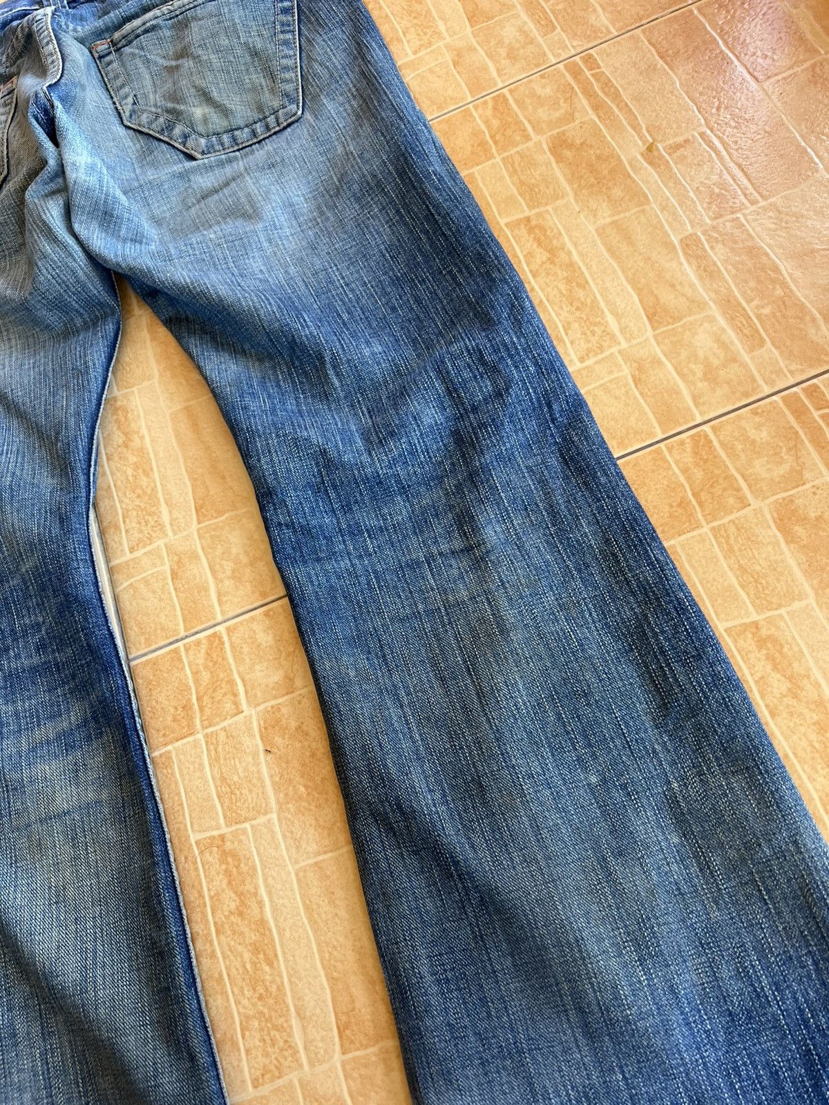 semanticdesign Semantic Designs Flare Distress Mud Wash Jean Size US 32 / EU 48 - 20 Thumbnail