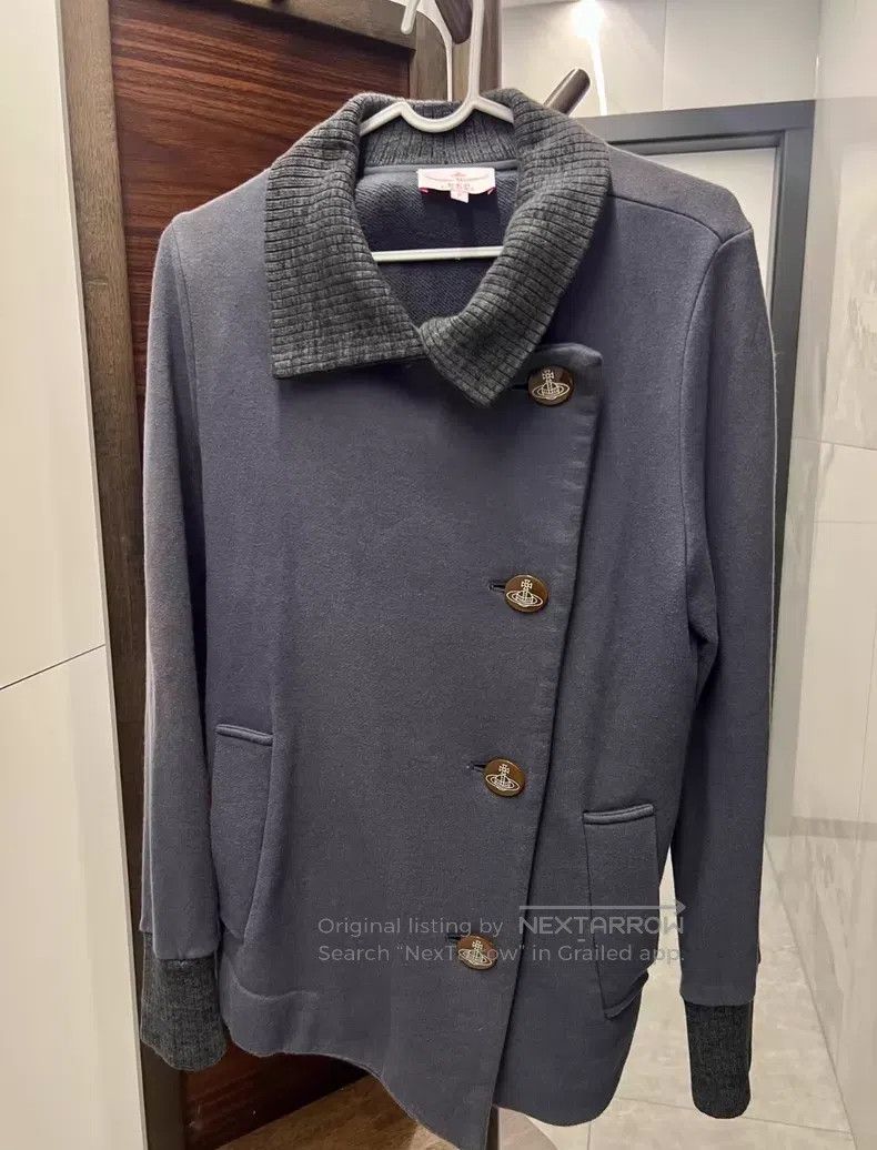 Vivienne Westwood Vivienne Westwood Vintage Japanese Jacket, Navy Blue, Asym Size M / US 6-8 / IT 42-44 - 1 Thumbnail