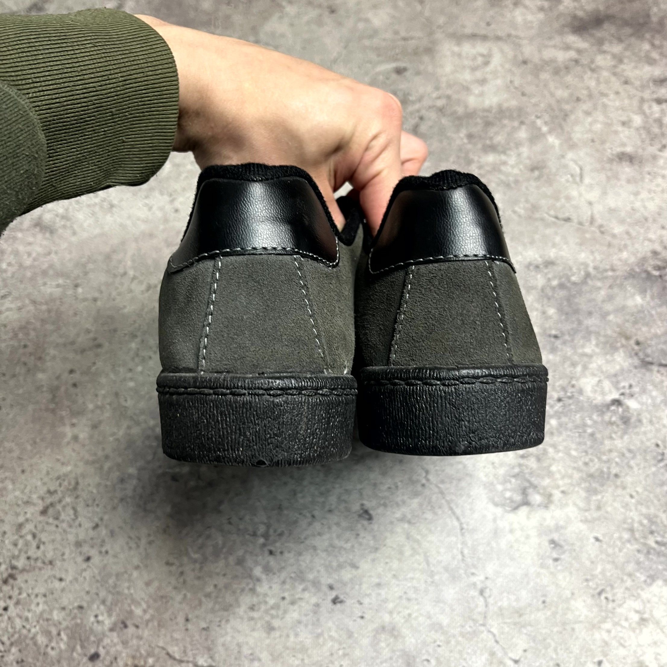 Vintage Vintage Suede Double Strap Gray/Black Sneakers Size EU 42 Size US 9 / EU 42 - 5 Thumbnail