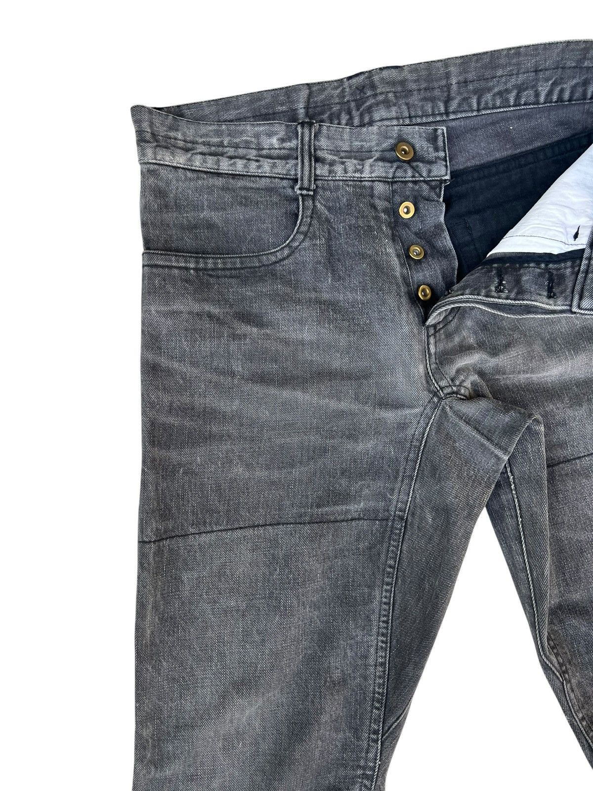 Shellac Analog Lighting Japan Fade Black Denim Selvedge Jeans Size US 31 - 8 Thumbnail