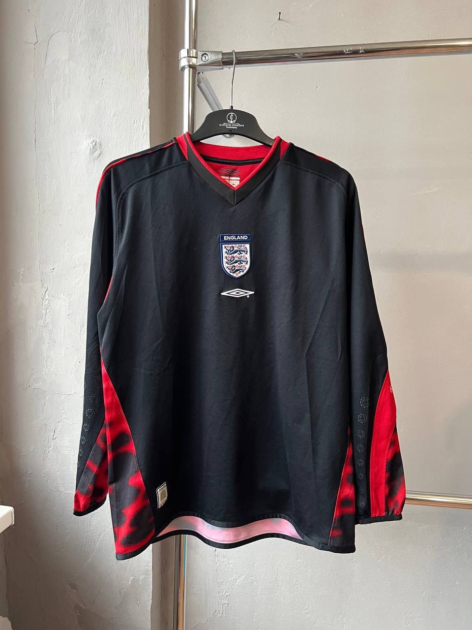 Umbro 2003/05 ENGLAND TEAM RARE GK SOCCER JERSEY FOOTBALL SHIRT L Size US L / EU 52-54 / 3 - 2 Thumbnail