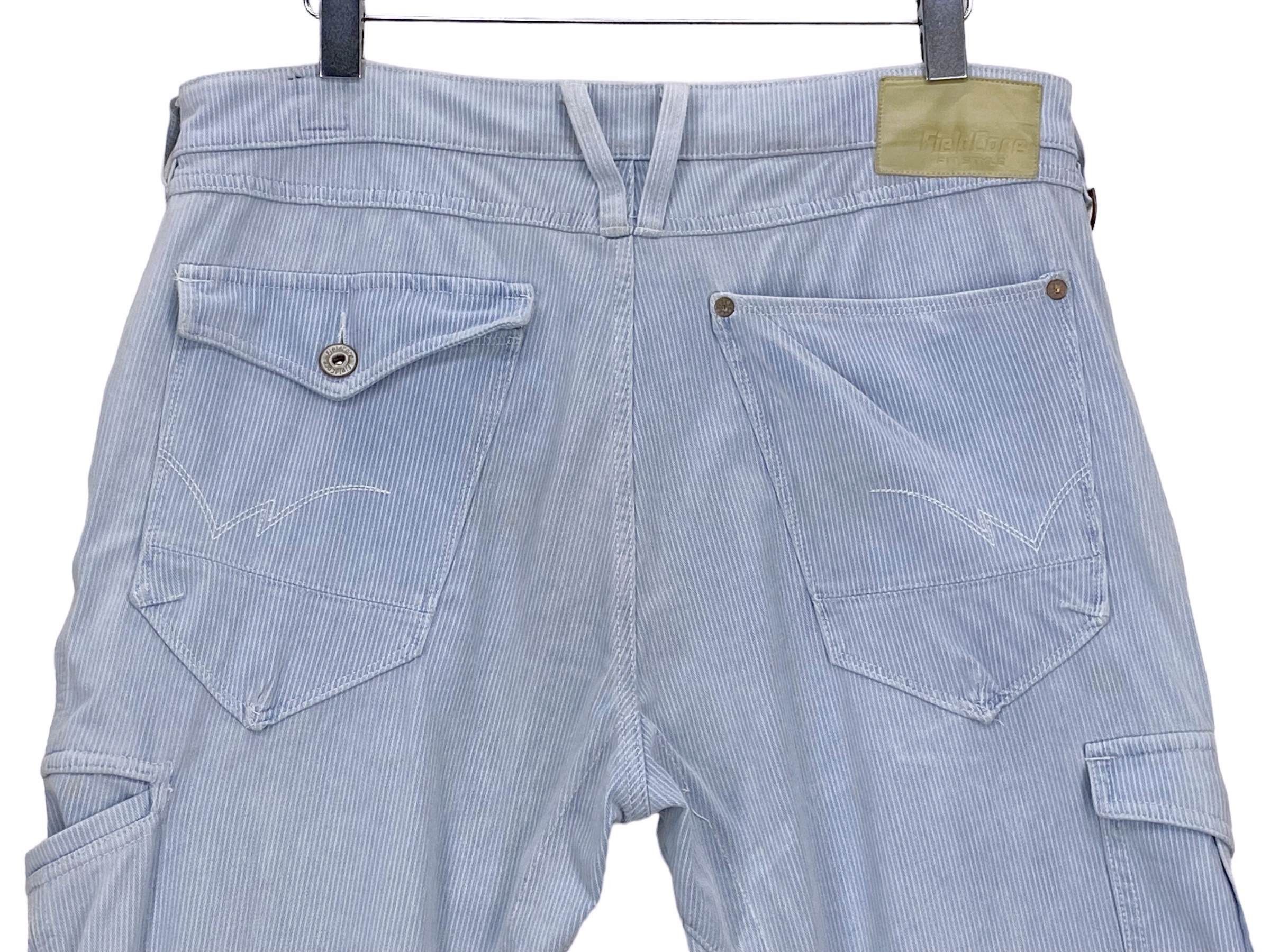 Japanese Brand Fieldcore Cargo Pants Tactical Stripes Pants Size US 36 / EU 52 - 6 Thumbnail