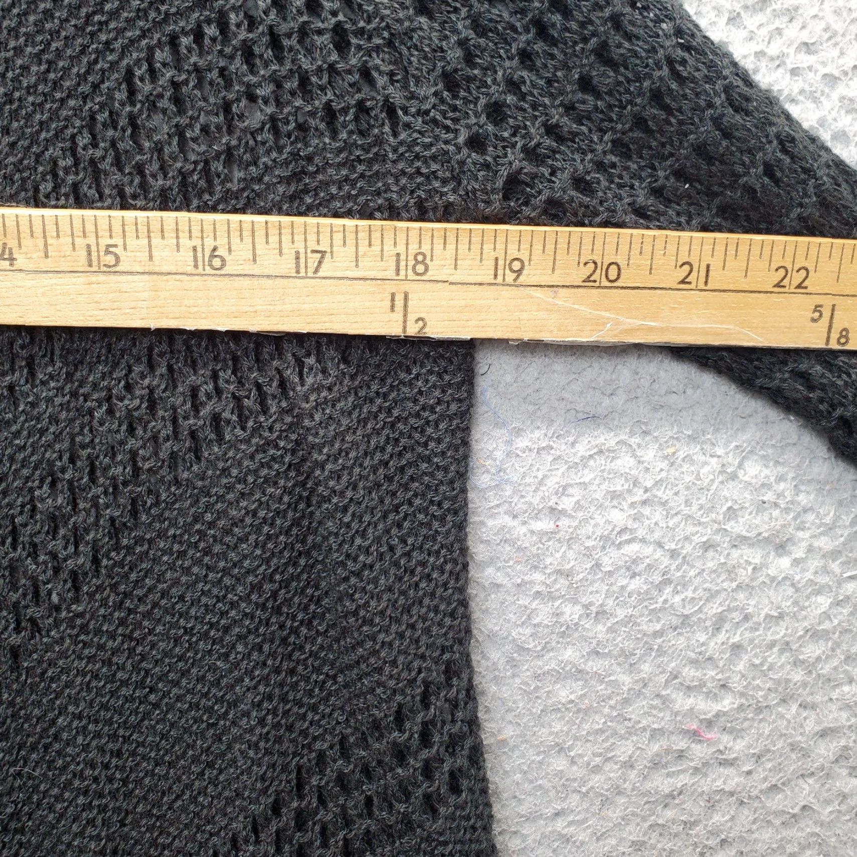 Vintage JACK Cardigan Womens XS Black Knitted Open Drape Front Lightweight Classic Fit Cardigan Size XS / US 0-2 / IT 36-38 - 3 Thumbnail