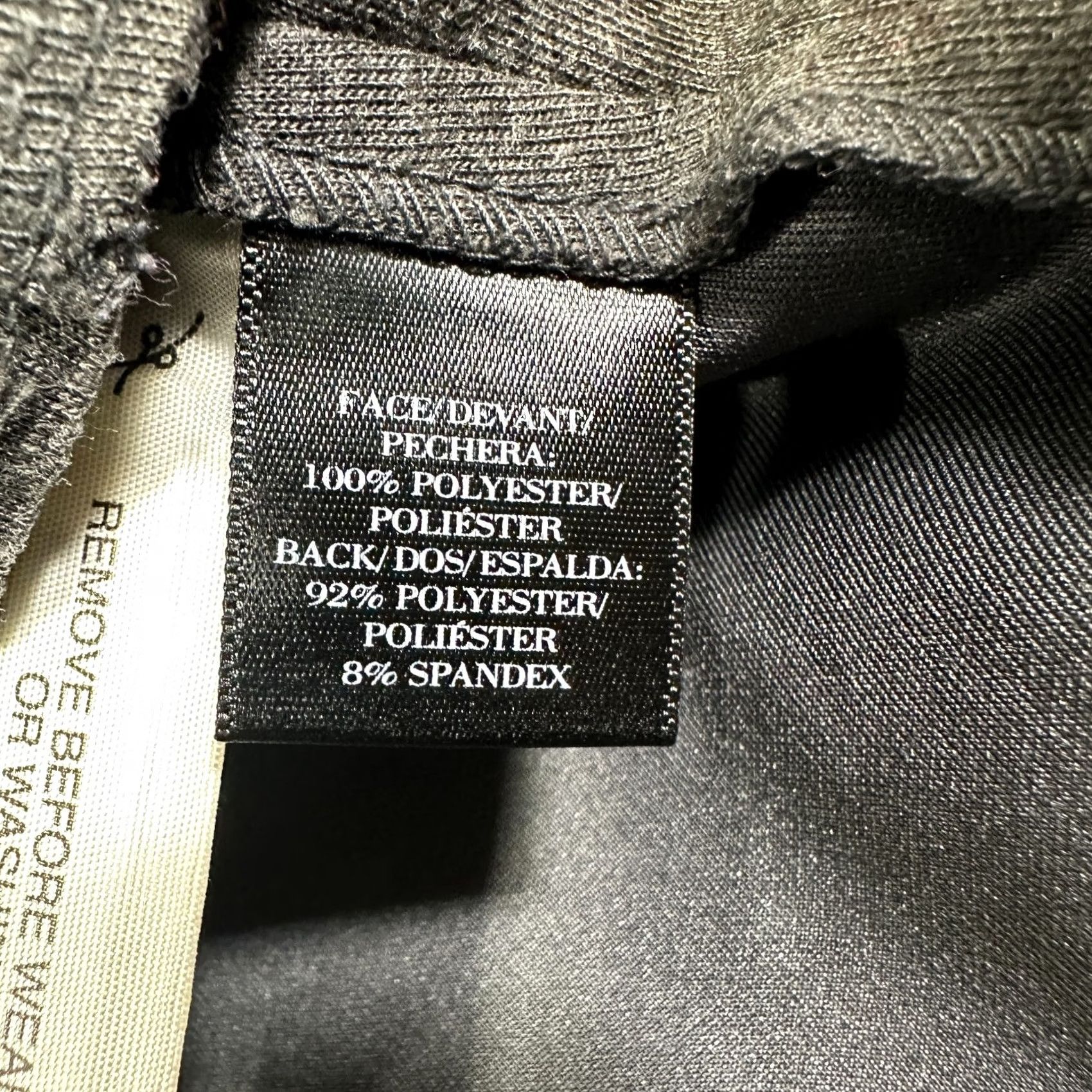 Ann Taylor Ann Taylor Skirt Women's 10 Charcoal Gray Knit Stretch Zipper A-Line Knee Length Size 32" / US 10 / IT 46 - 5 Thumbnail