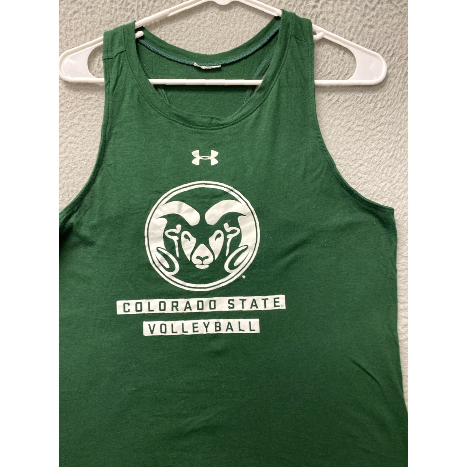 Under Armour Under Armour Women's Colorado State Rams Racerback Tank Top Size M Green Size M / US 6-8 / IT 42-44 - 2 Thumbnail