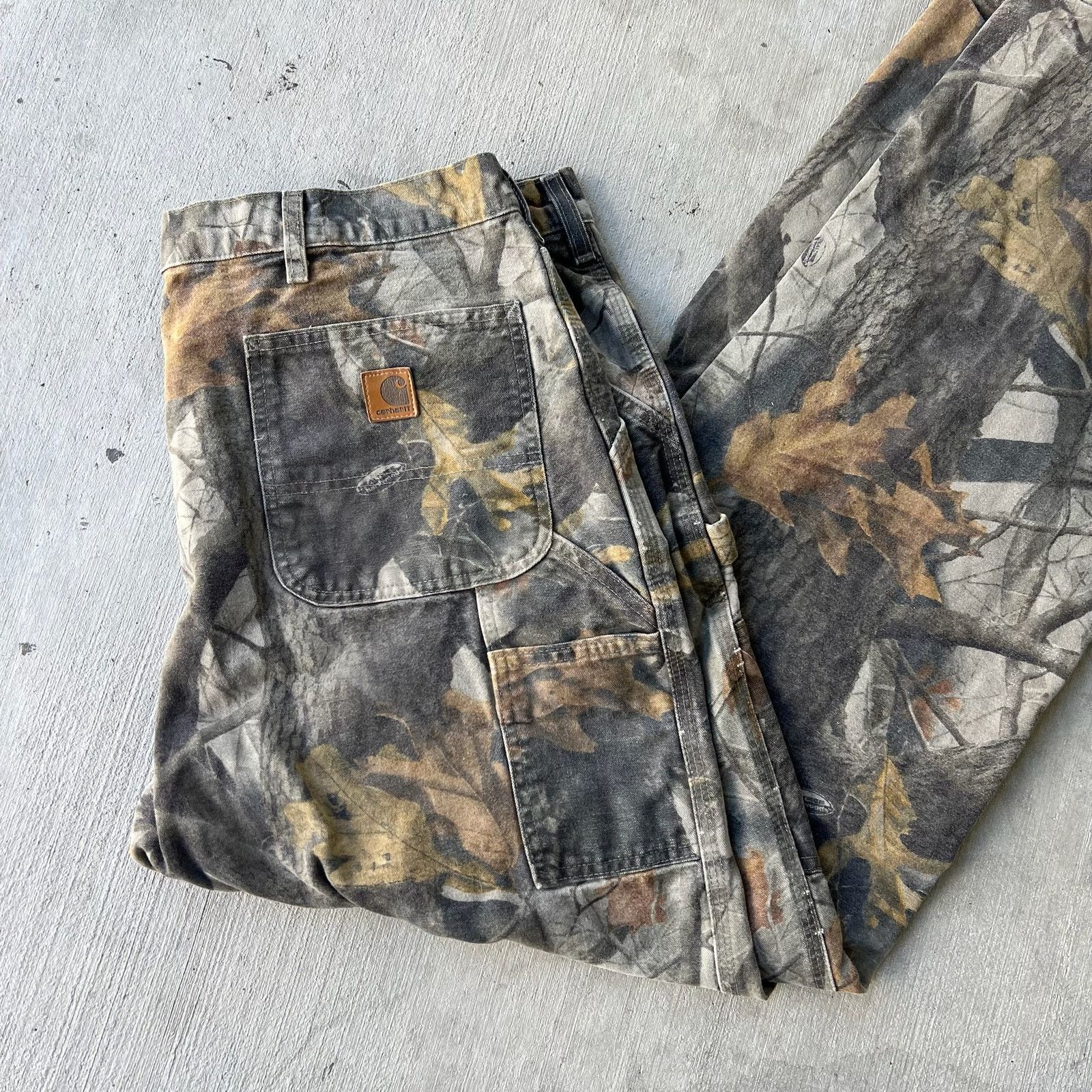 Carhartt × Vintage Carhartt realtree camo work wear carpenter pants Size US 40 / EU 56 - 2 Thumbnail