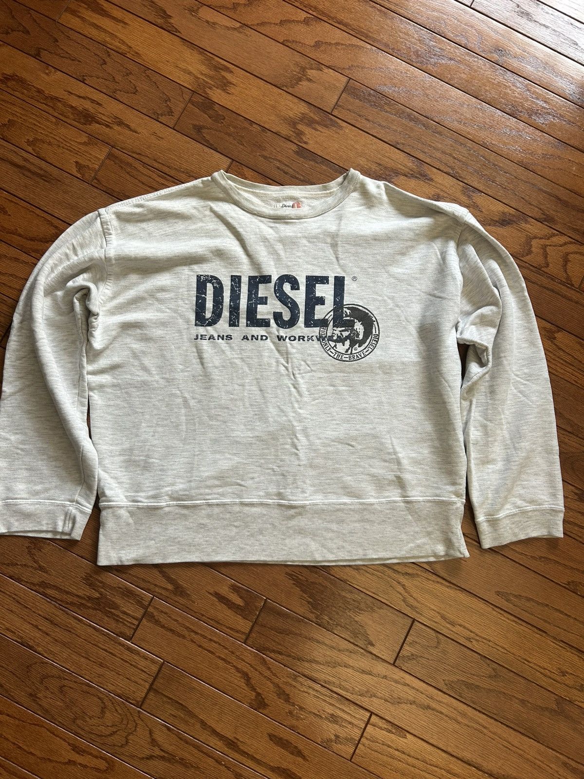 Diesel × Vintage Vintage Diesel Long sleeve Sweatshirt Size US L / EU 52-54 / 3 - 1 Thumbnail