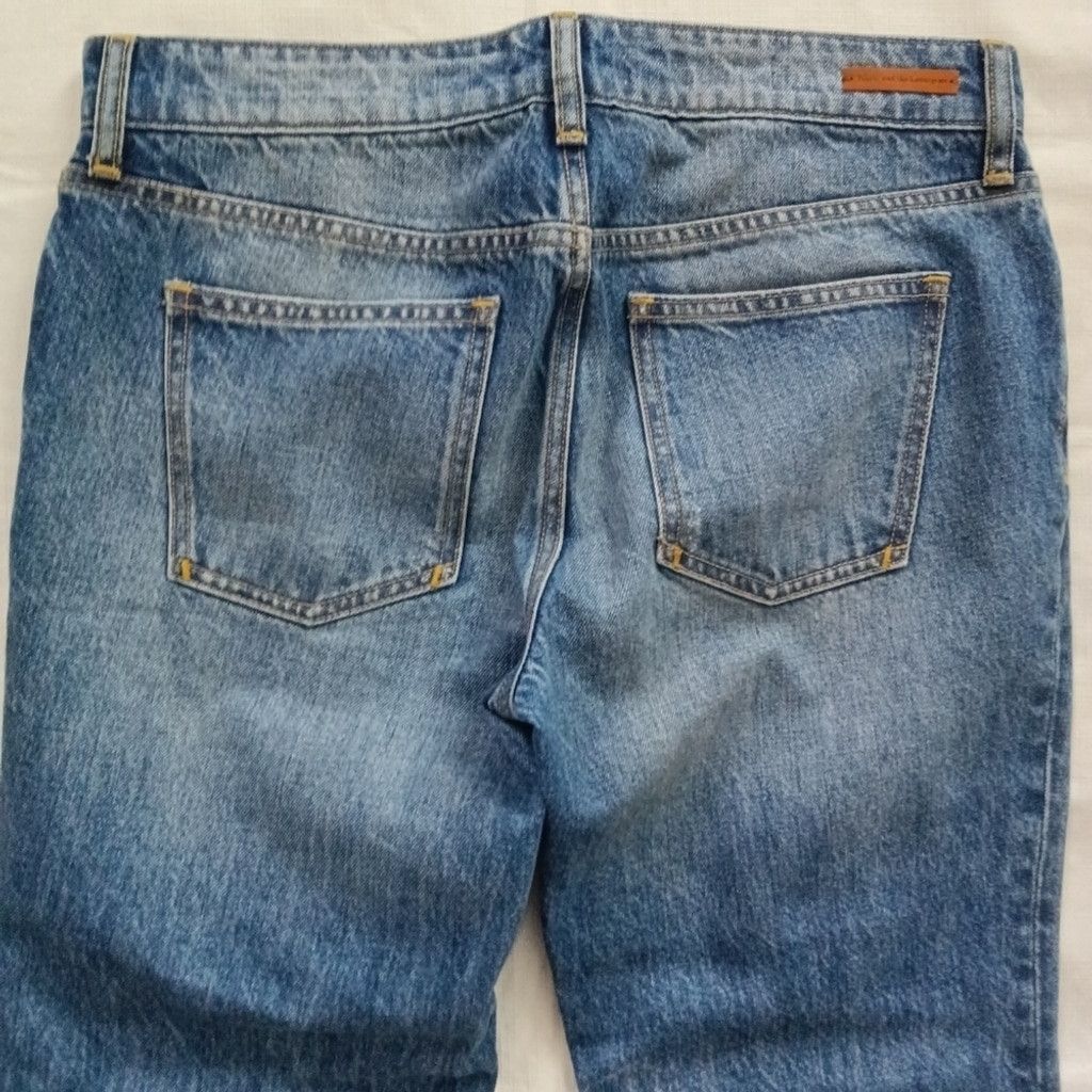 Anthropologie Anthropologie Pilcro Hyphen Jeans Blue Fringe 28 Blogger Size 28" / US 6 / IT 42 - 8 Thumbnail