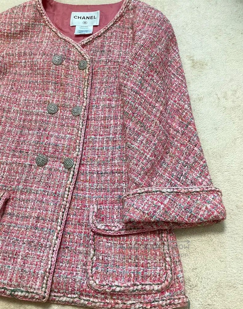 Chanel Chanel Pink jacket Size XXS / US 00 / IT 34 - 2 Thumbnail
