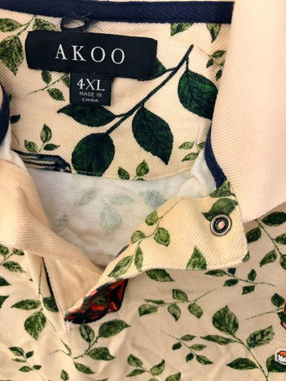 AKOO AKOO Men's Hidden Gems Leaf Print Short Set (Size 4XL) Size US XXL / EU 58 / 5 - 2 Thumbnail
