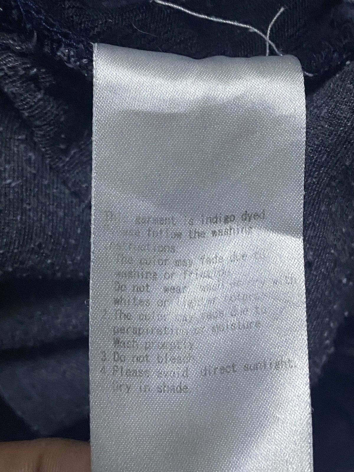 KURO Vintage Kuro Sewing Wash Black Selvedge Skinny Jeans Size US 30 / EU 46 - 19 Thumbnail