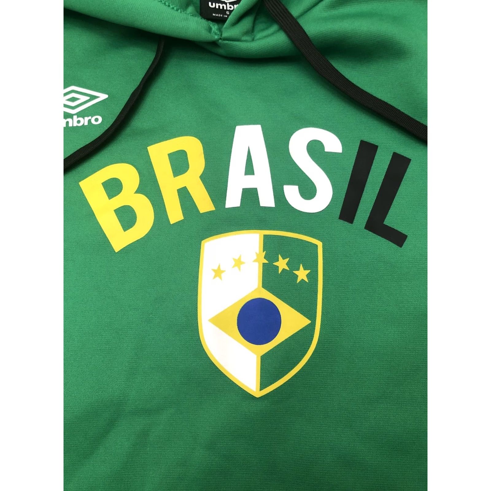 Umbro Umbro Brazil World Cup Soccer Pullover Hoodie Mens Small Green Size US S / EU 44-46 / 1 - 4 Thumbnail