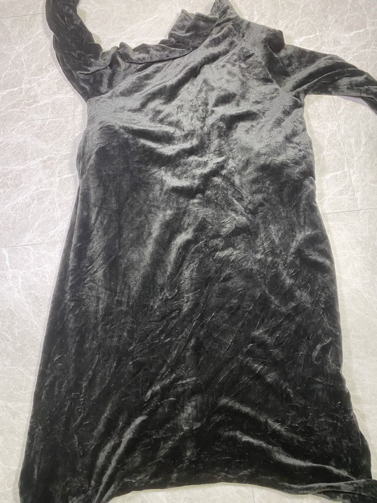 Japanese Brand Black Bauhutte gaming blanket zipper pull oversize. Pit 28.5 Size US XXL / EU 58 / 5 - 9 Thumbnail