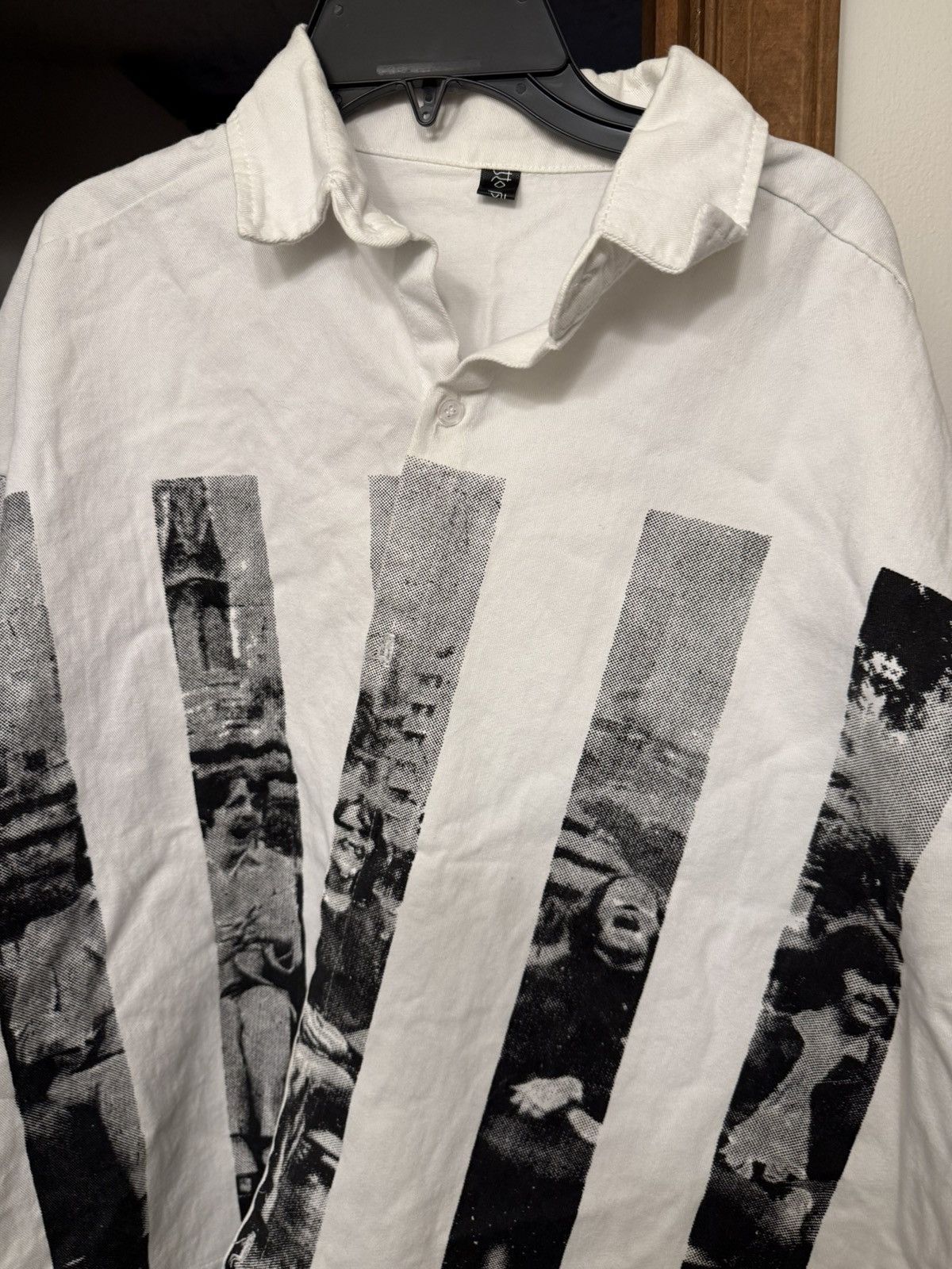 Vintage Vintage cropped graphic long sleeve button up gv gallery Size US M / EU 48-50 / 2 - 2 Thumbnail