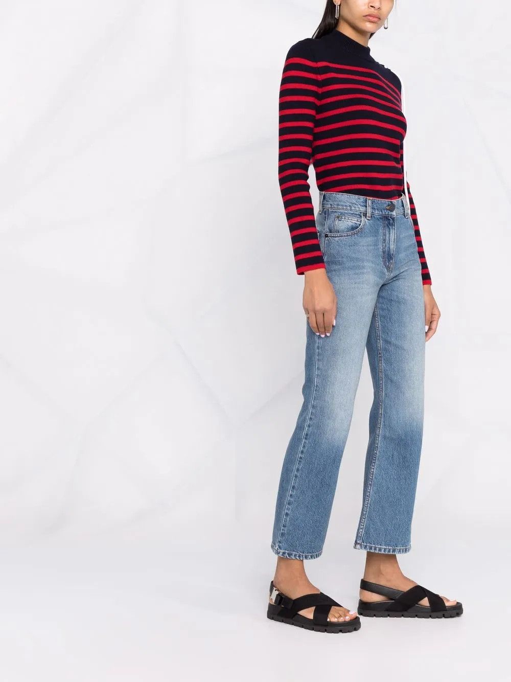 Palm Angels o1y1125 Denim Pant in Blue Size 25" / US 0 / IT 36 - 2 Thumbnail