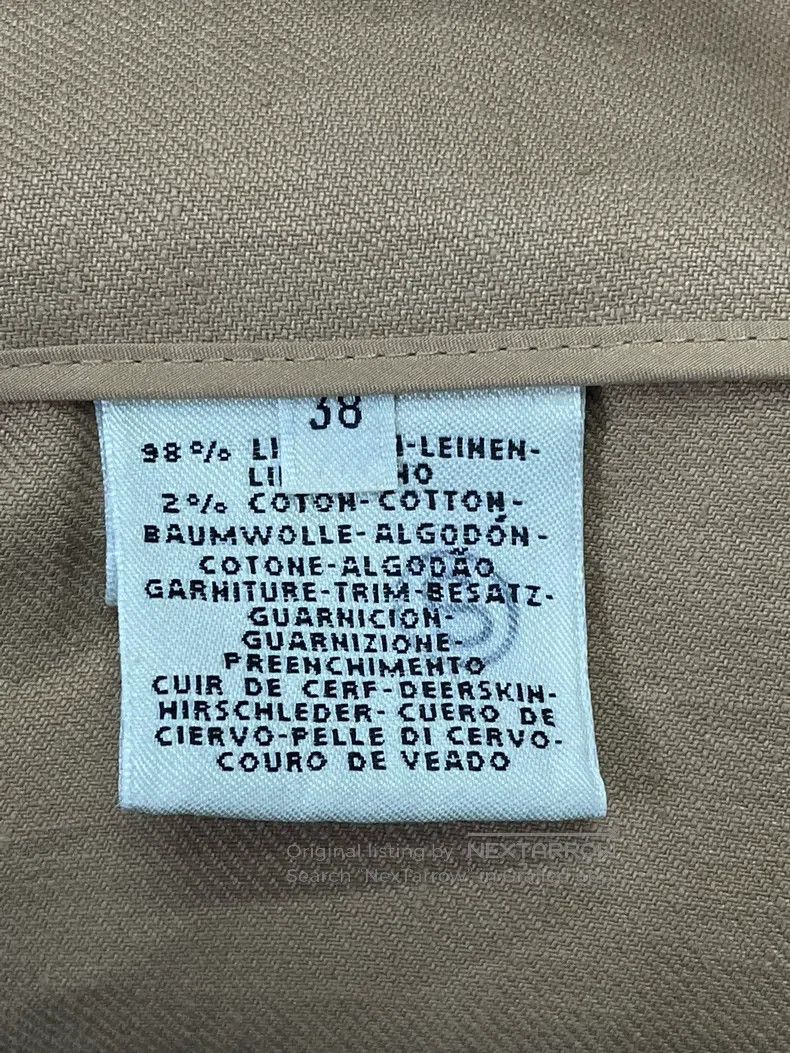 Hermes Hermes Khaki Linen Coat Size XS / US 0-2 / IT 36-38 - 5 Thumbnail