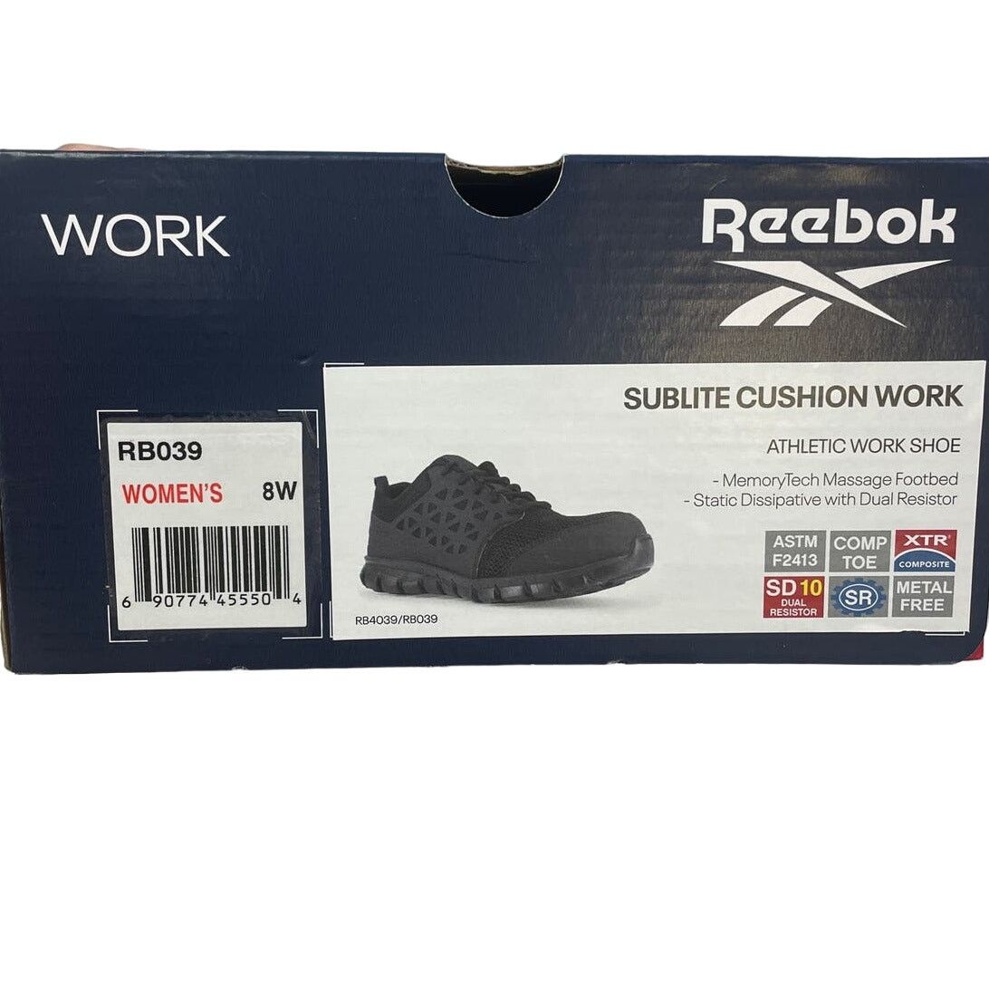 Reebok New In Original Box Reebok Womens 8W Sublite Work Shoes Size US 8 / IT 38 - 7 Thumbnail