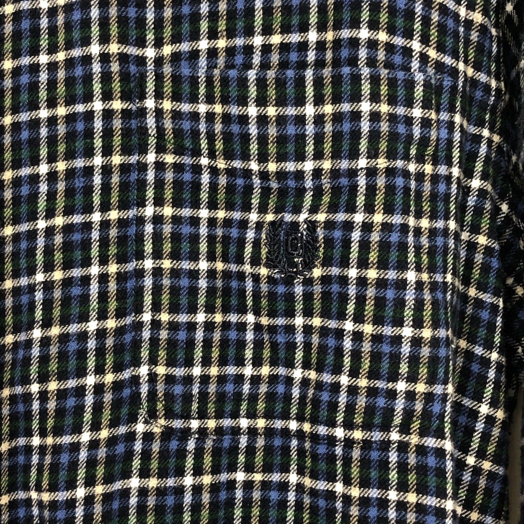 Chaps CHAPS Shirt Men’s Cotton Flannel Plaid Button-Down Long Sleeve Large Multicolor Blue Pocket Size US L / EU 52-54 / 3 - 2 Thumbnail
