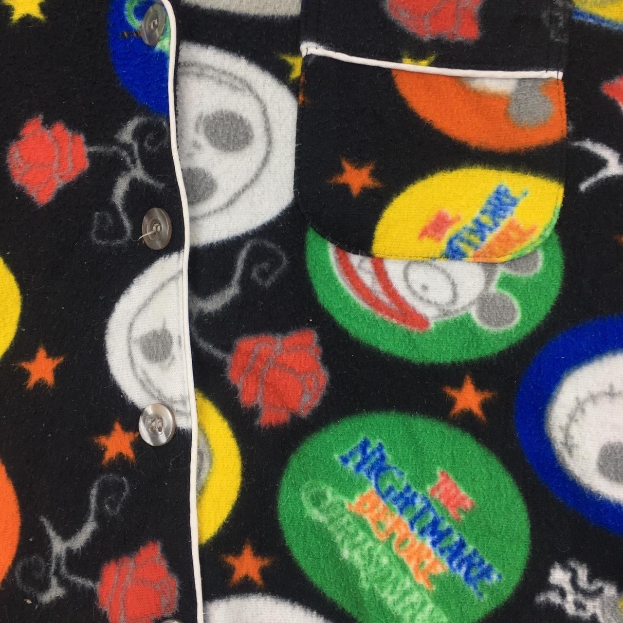 Vintage Vtg 90’ NIGHTMARE BEFORE CHRISTMAS Movie Film Jacket Size L / US 10 / IT 46 - 3 Thumbnail