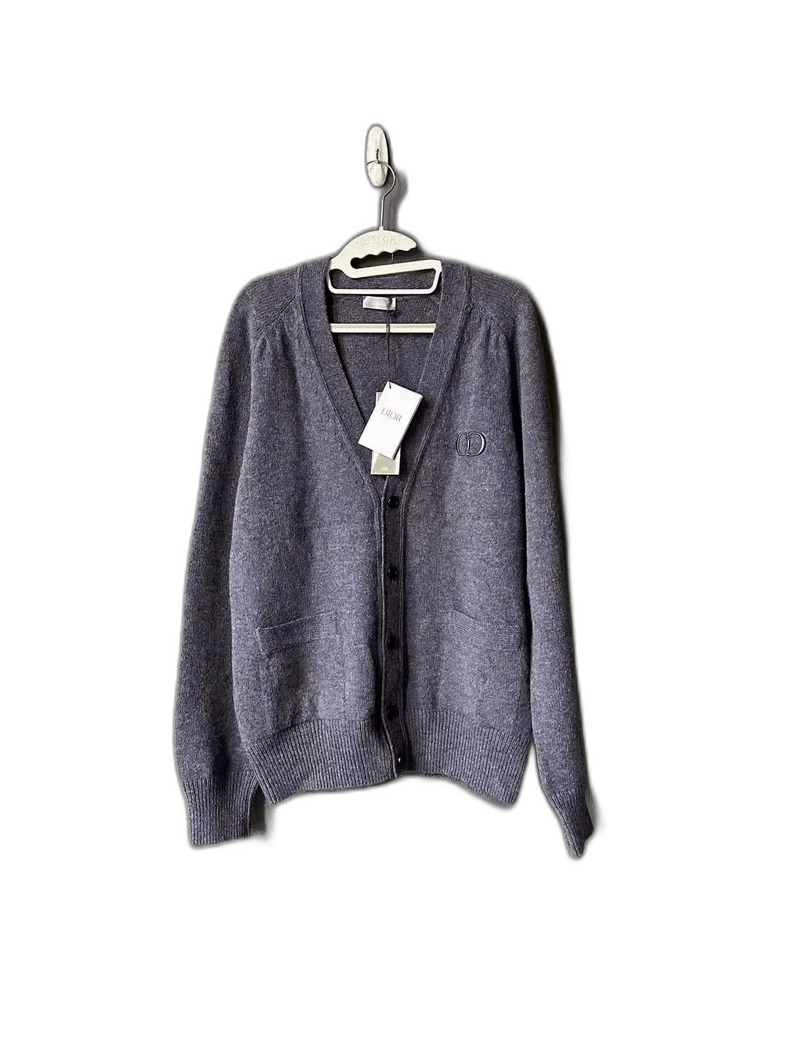 Dior Dior Dior Embroidered Cardigan in Light Purple-2507 Size L / US 10 / IT 46 - 1 Thumbnail