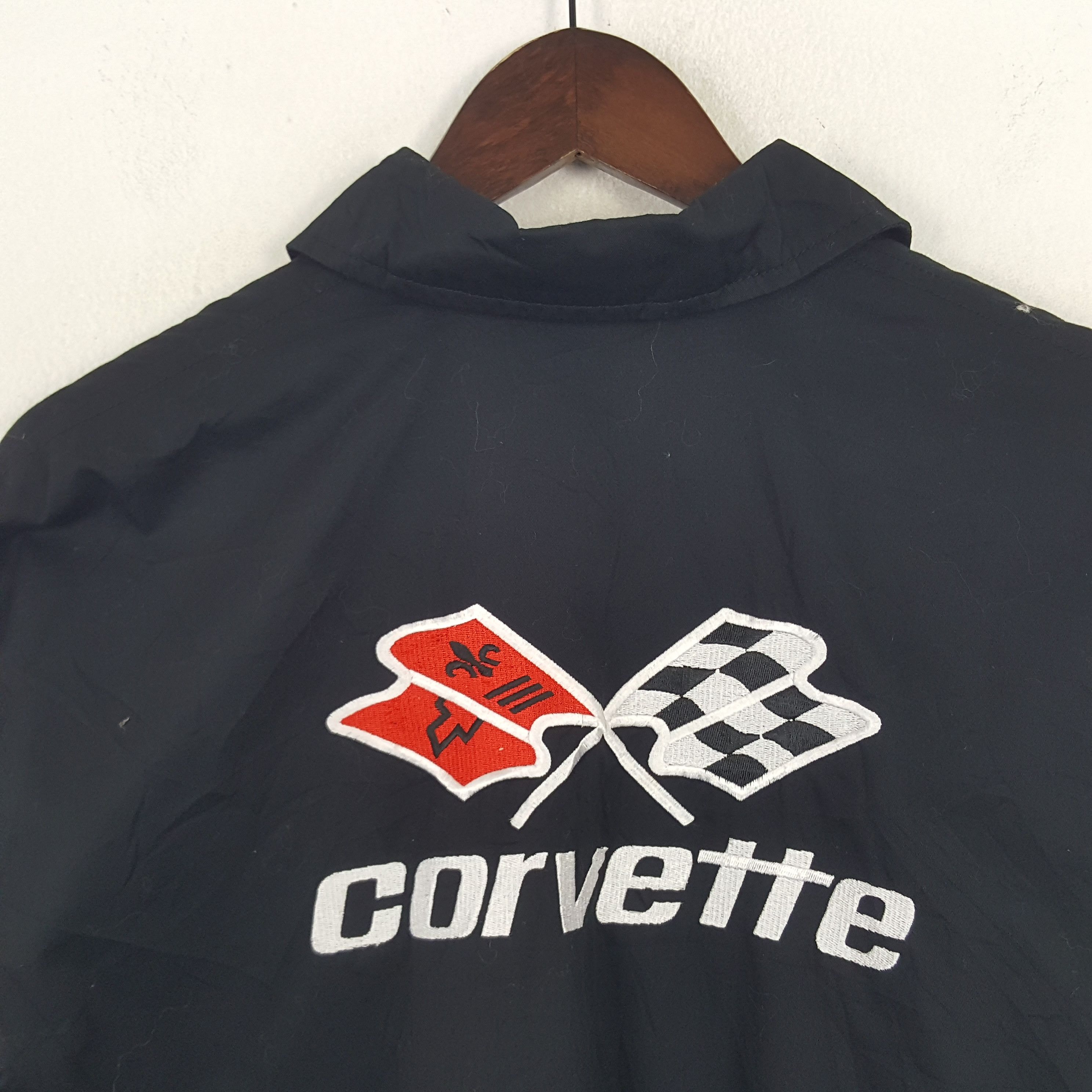 Chevrolet × Vintage Vintage Corvette Racing Sport Windbreaker Jacket Size US XL / EU 56 / 4 - 2 Thumbnail