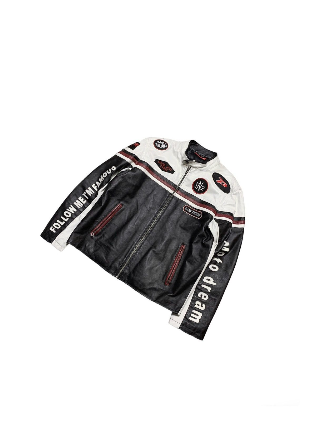 Other Vintage Racing Leather Jacket Size US XL / EU 56 / 4 - 5 Thumbnail