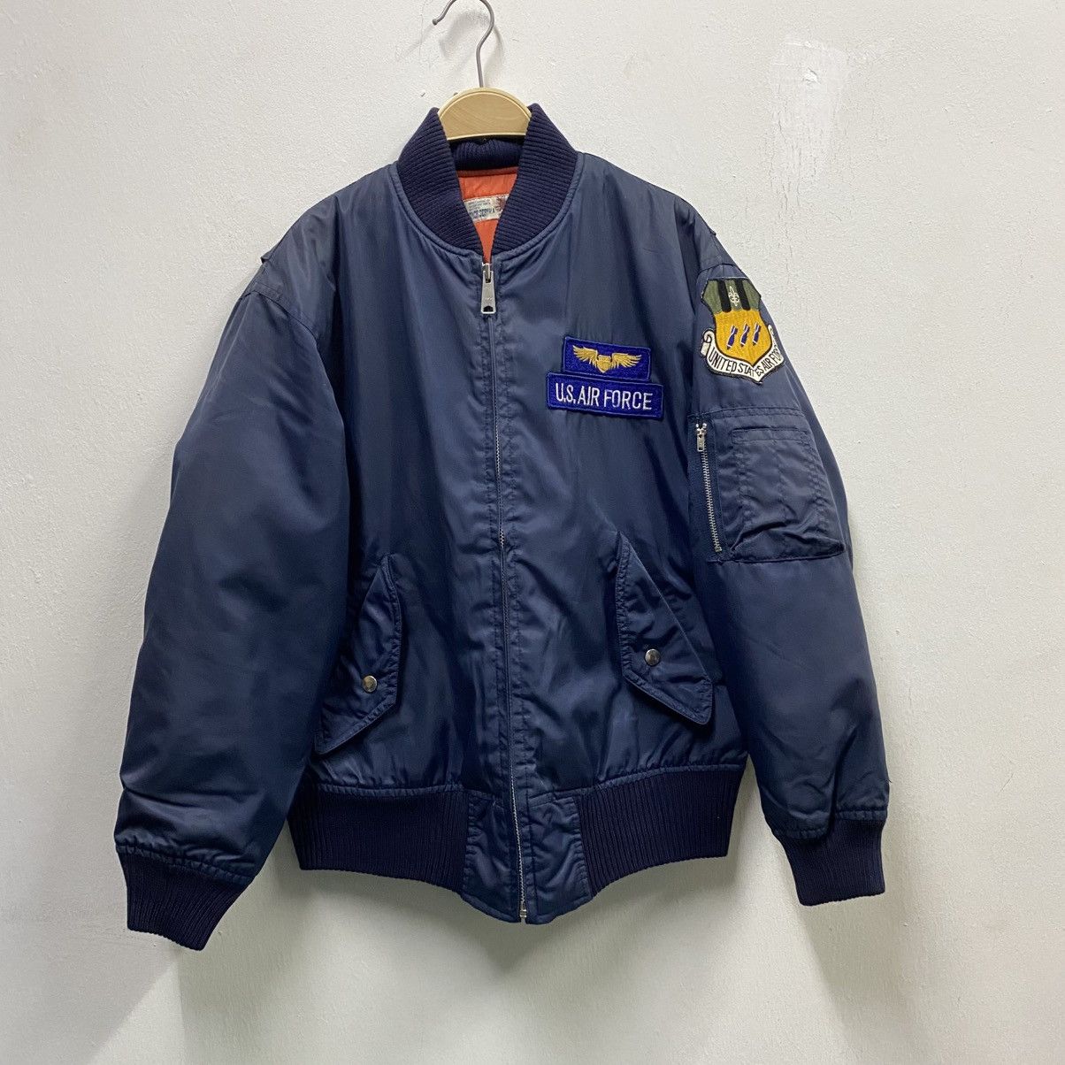 Vintage Vintage JACK SERIKA USAF MA-1 Flight Bomber Jacket Size US M / EU 48-50 / 2 - 1 Thumbnail