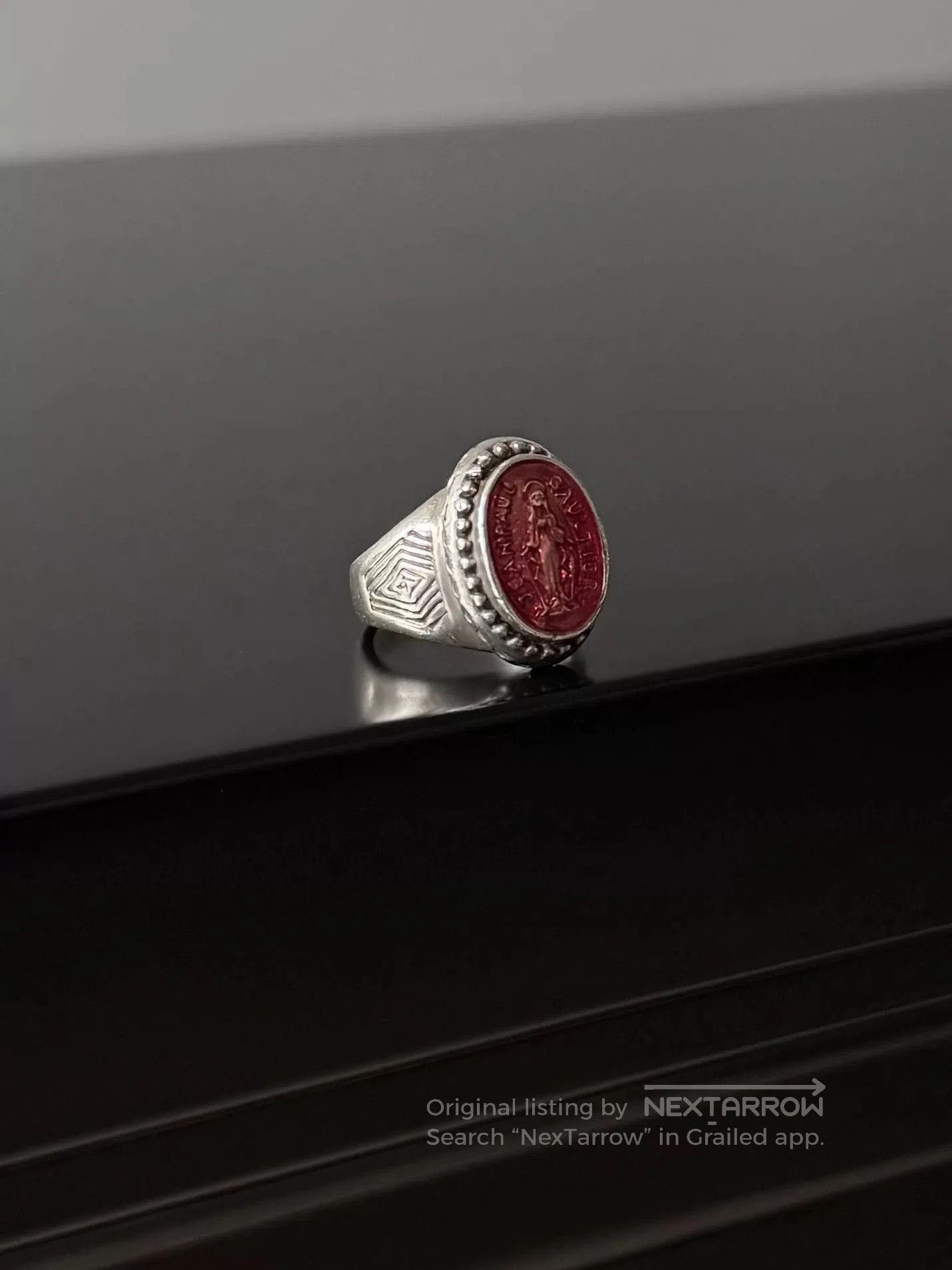 Jean Paul Gaultier Jean Paul Gaultier Rare Virgin Mary Ring. Size ONE SIZE - 2 Thumbnail