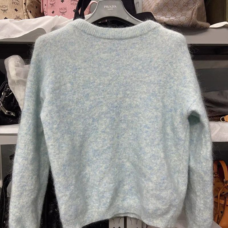 Acne Studios Acne Studios Light Blue Knit Sweater Size XXS / US 00 / IT 34 - 1 Thumbnail