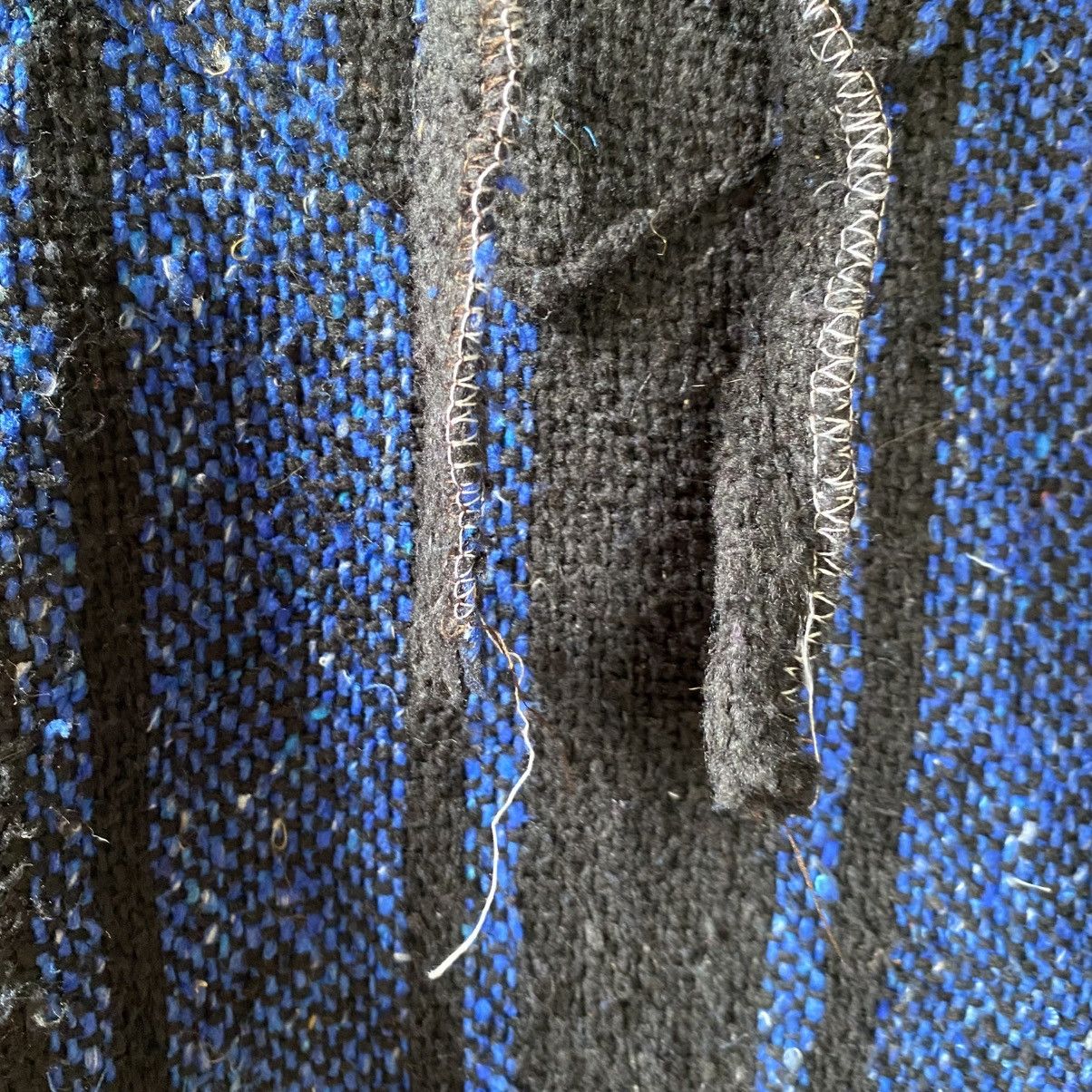 Vintage Blue Striped Baja Hoodie Pullover Size US M / EU 48-50 / 2 - 4 Thumbnail