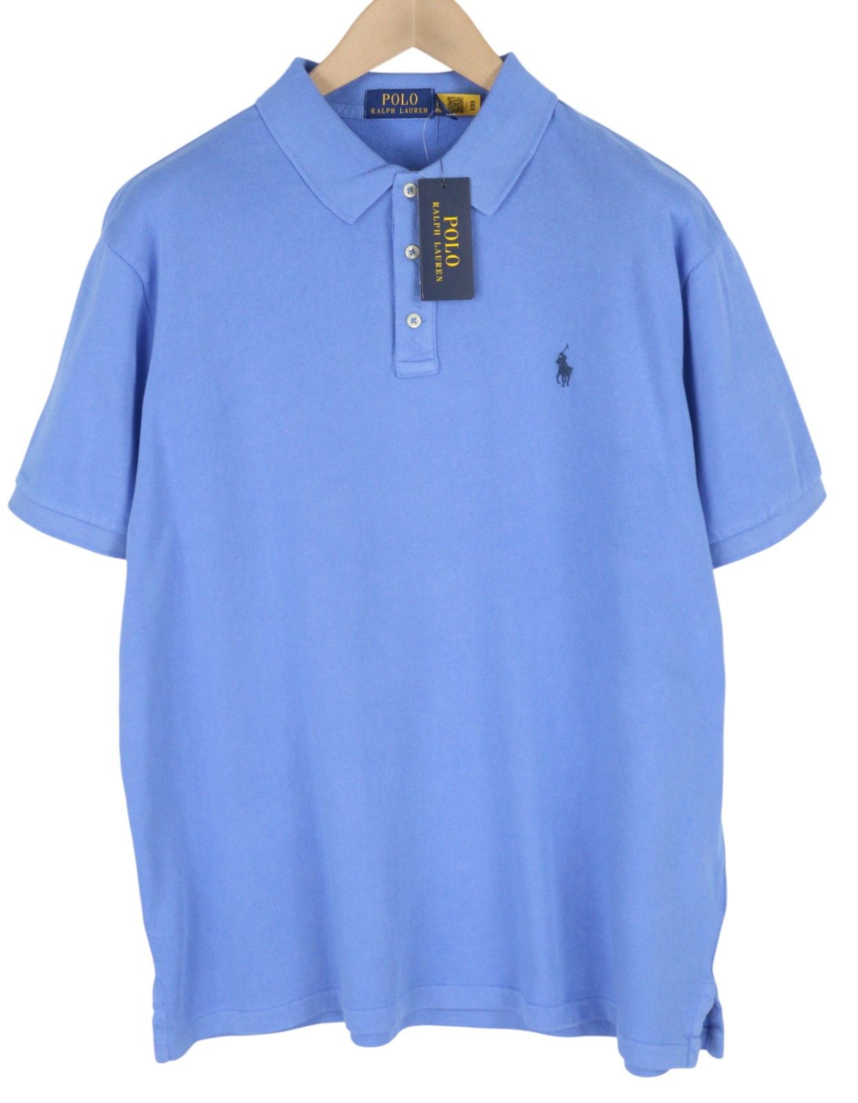 Polo Ralph Lauren XL Blue Short Sleeve Polo Neck Stretch T-Shirt 84534 Size US XL / EU 56 / 4 - 1 Thumbnail