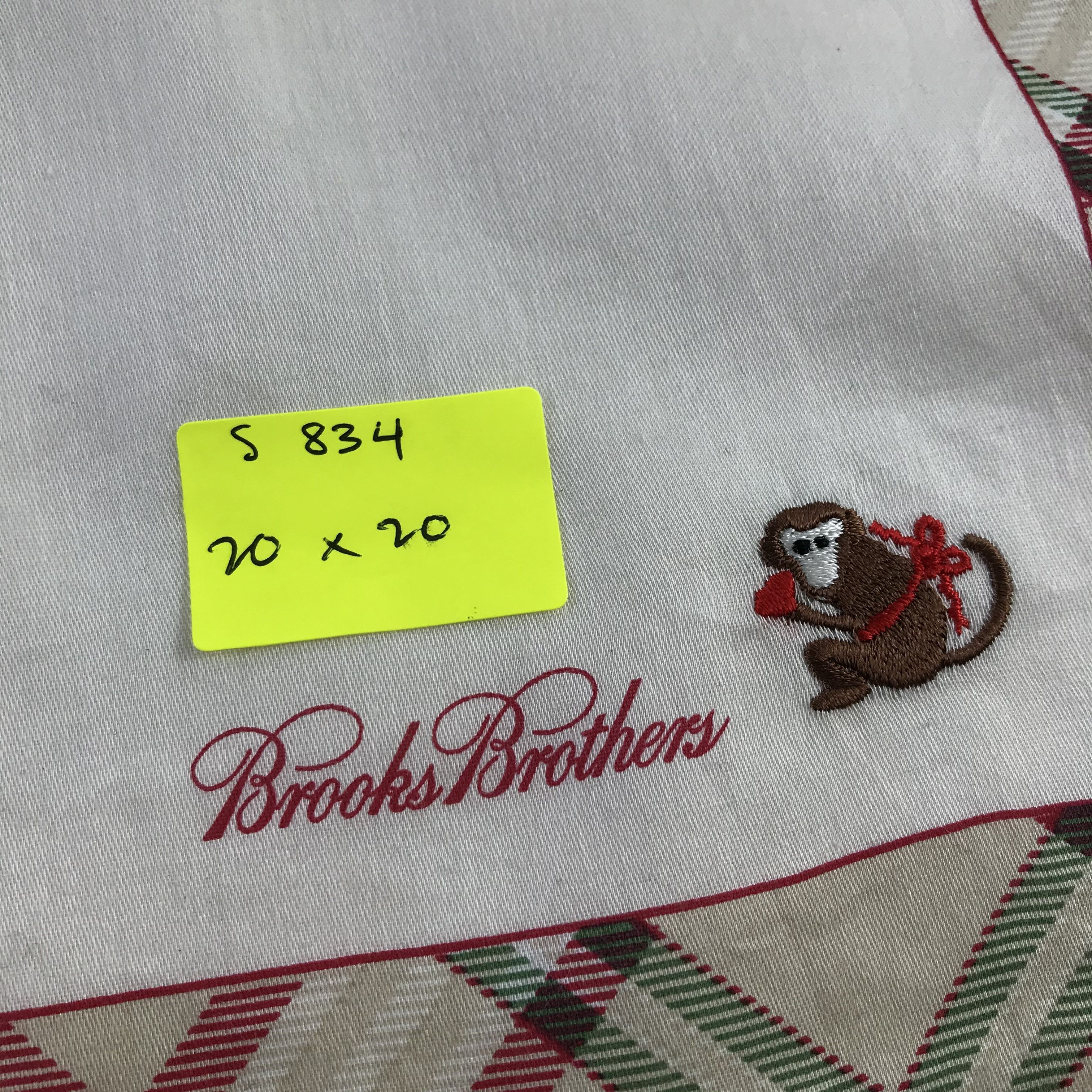Brooks Brothers × Vintage Brooks Brothers Bandana / Handkerchief / Neckerchief - S834 Size ONE SIZE - 5 Thumbnail