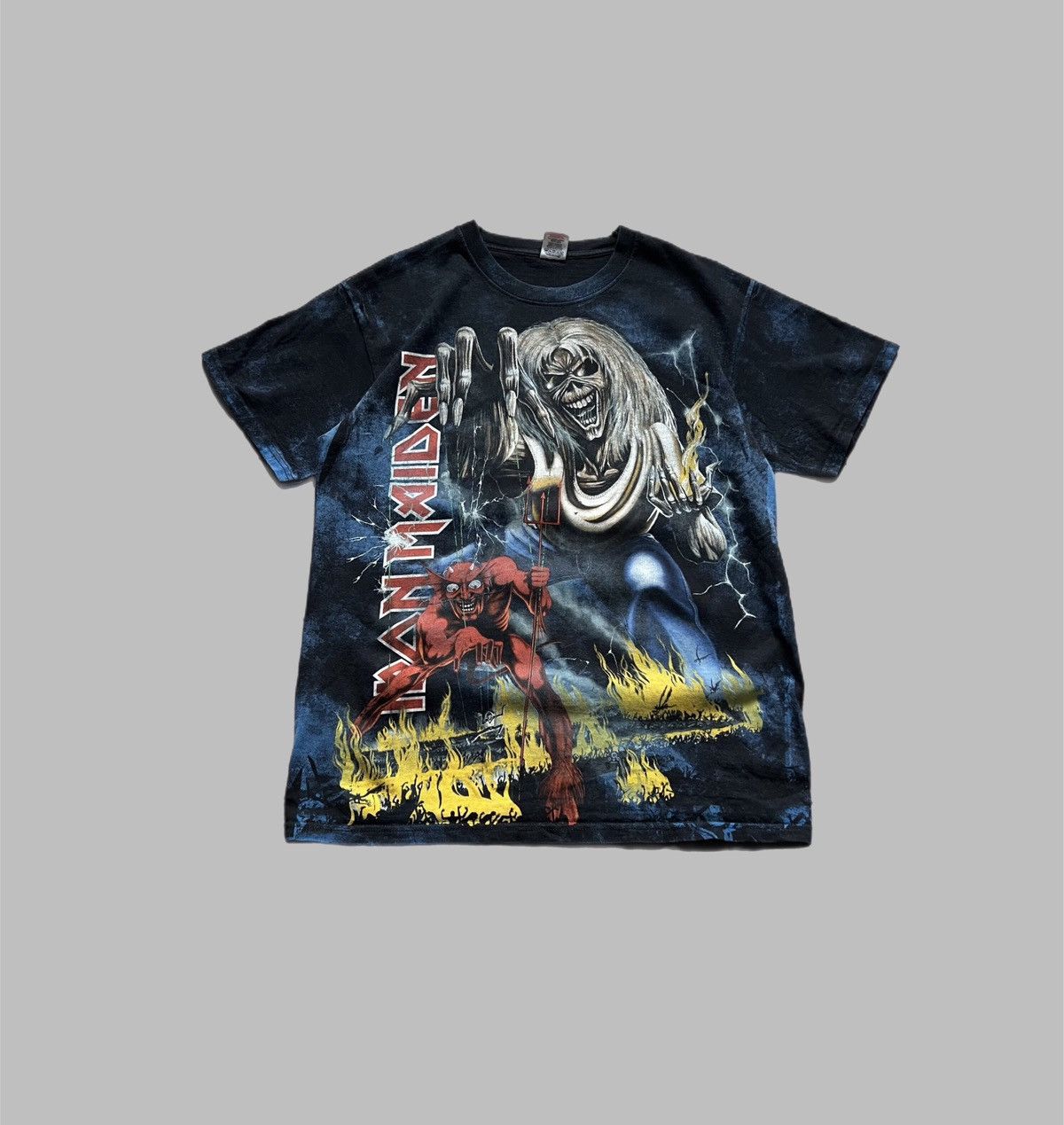 Band Tees × Iron Maiden × Vintage Iron Maiden 2010 Vntage T-shirt Printed Boxy Size US L / EU 52-54 / 3 - 1 Thumbnail