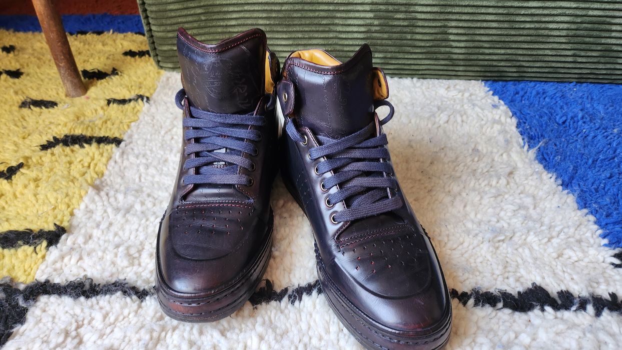 Berluti high top on sale sneakers