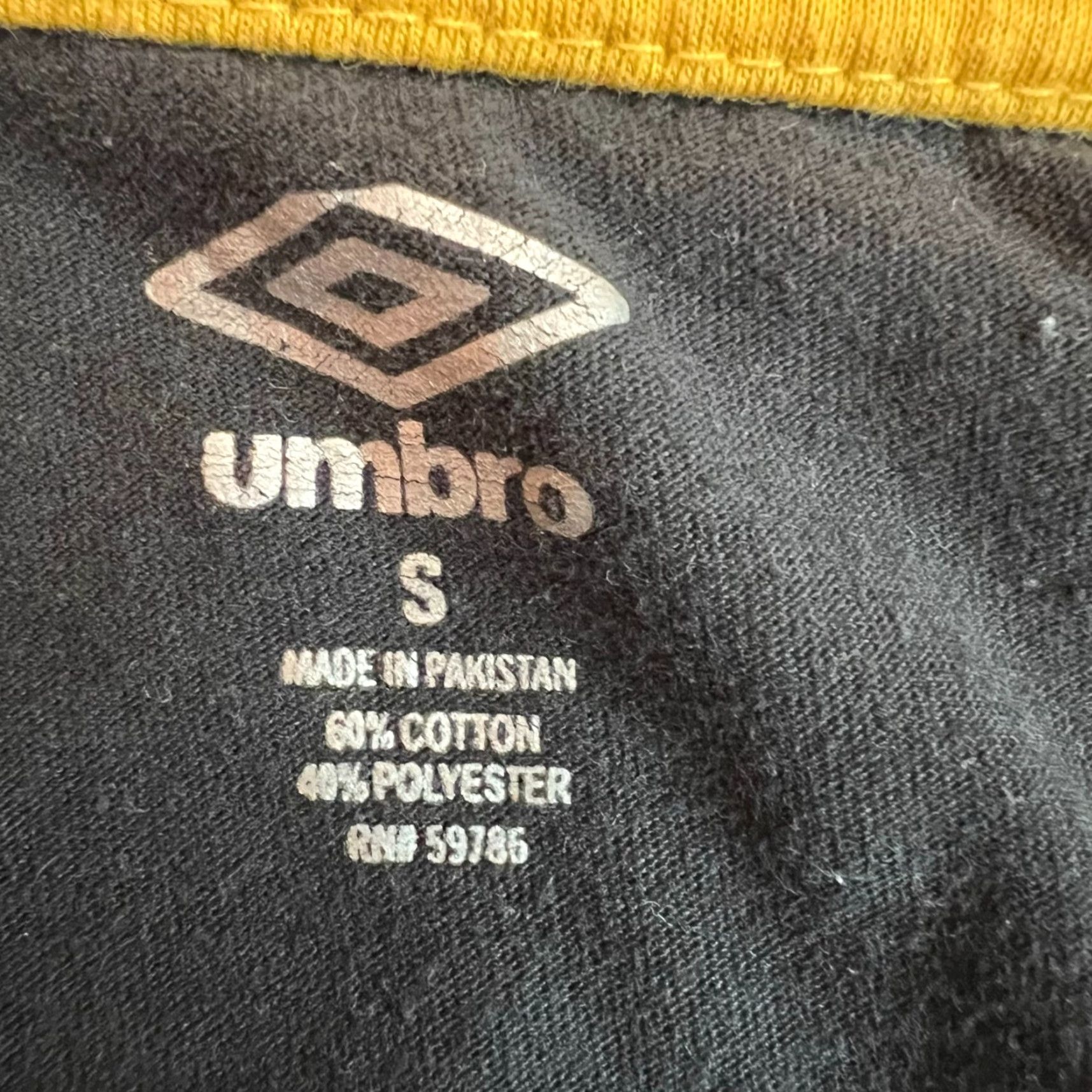 Umbro Umbro Black Barcelona Crew Neck Cotton Blend Tee T Shirt Men's S Size US S / EU 44-46 / 1 - 6 Thumbnail