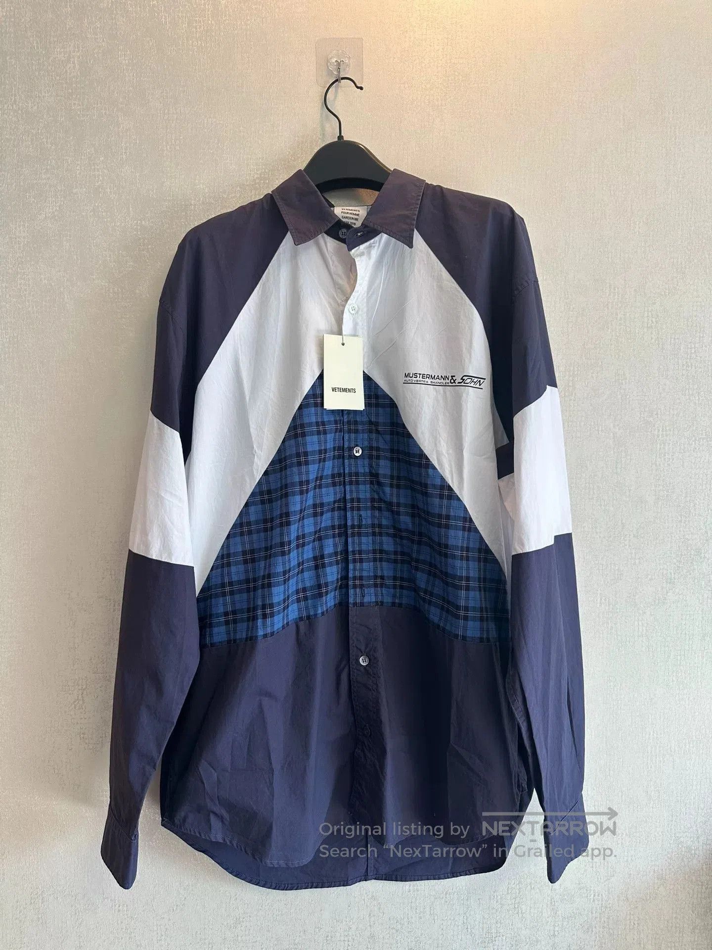 Vetements Vetements Checkered Paneled Shirt. Size US M / EU 48-50 / 2 - 1 Thumbnail