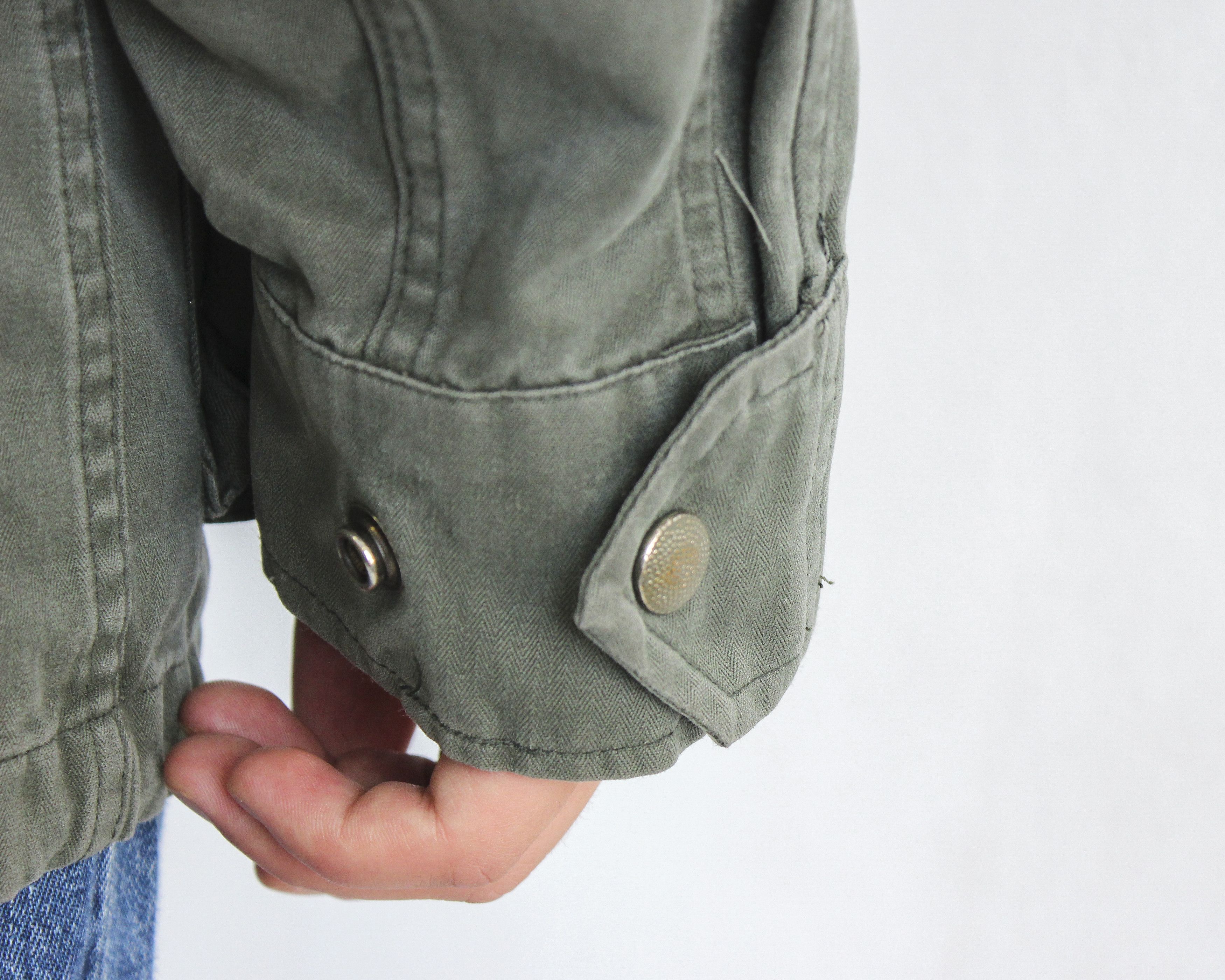 French Connection Vintage S French Army 80's Jacket Air Force Coat Military Size US S / EU 44-46 / 1 - 6 Thumbnail