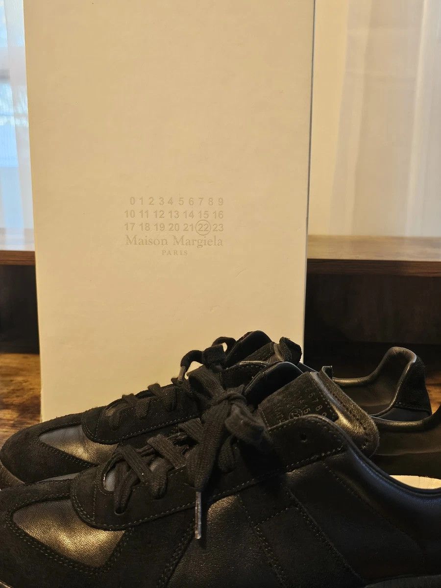 Maison Margiela Maison Margiela Replica GAT Black 10 43 Low Tops Size US 10 / EU 43 - 3 Thumbnail